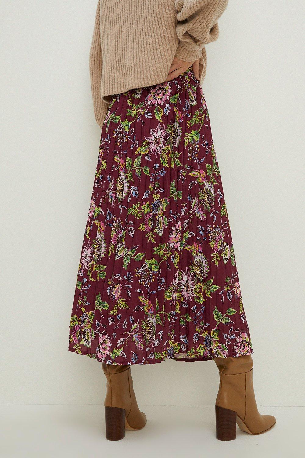 Oasis ruffle wrap cheap skirt midi dress berry