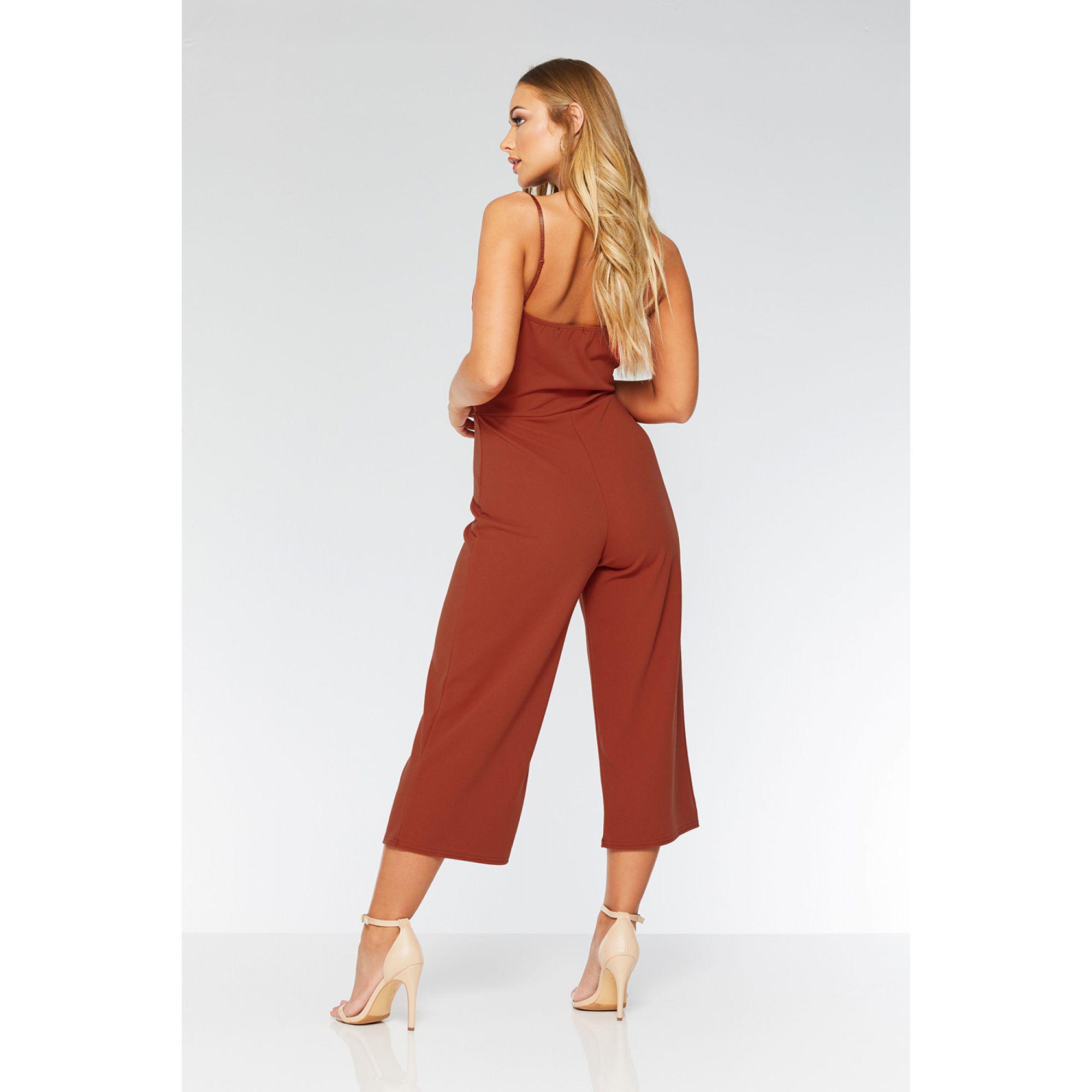 quiz rust jumpsuit
