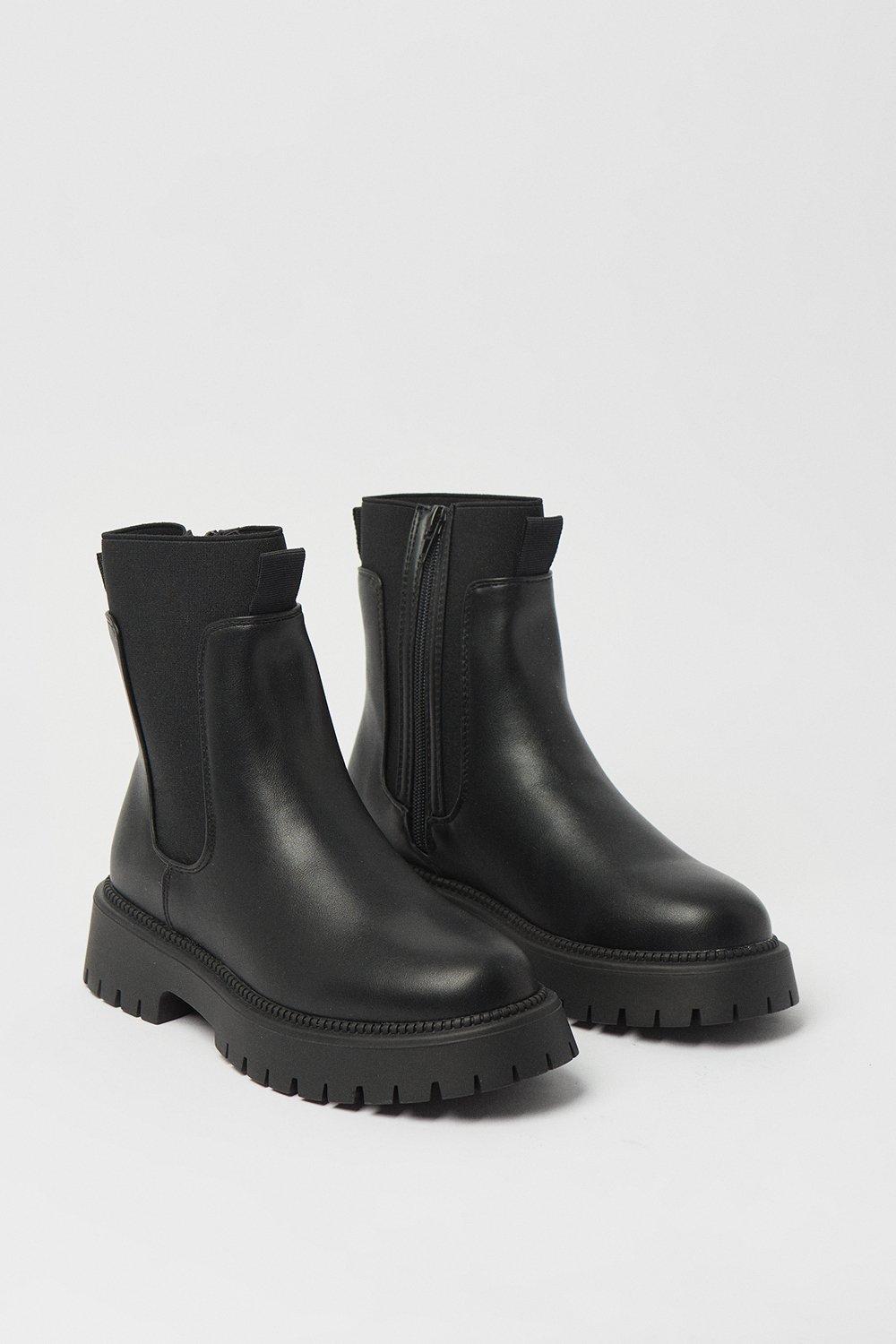 Faith black ankle shop boots debenhams