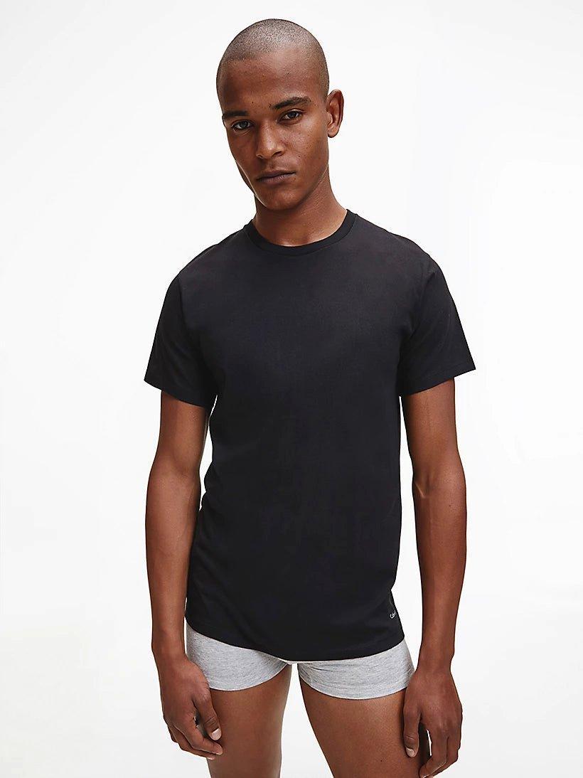 Calvin klein crew neck t shirt 3 pack on sale