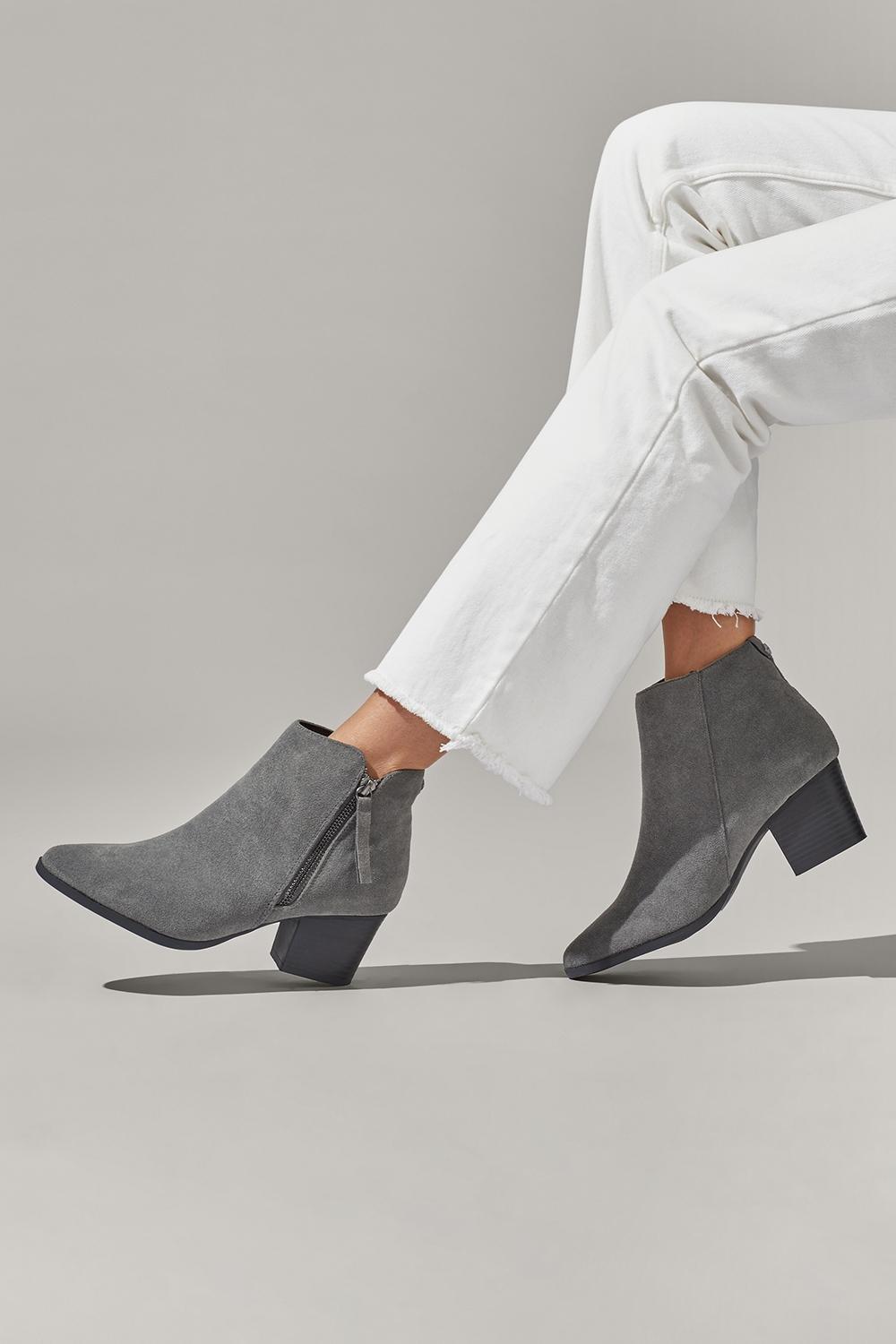 Carvela top grey boots