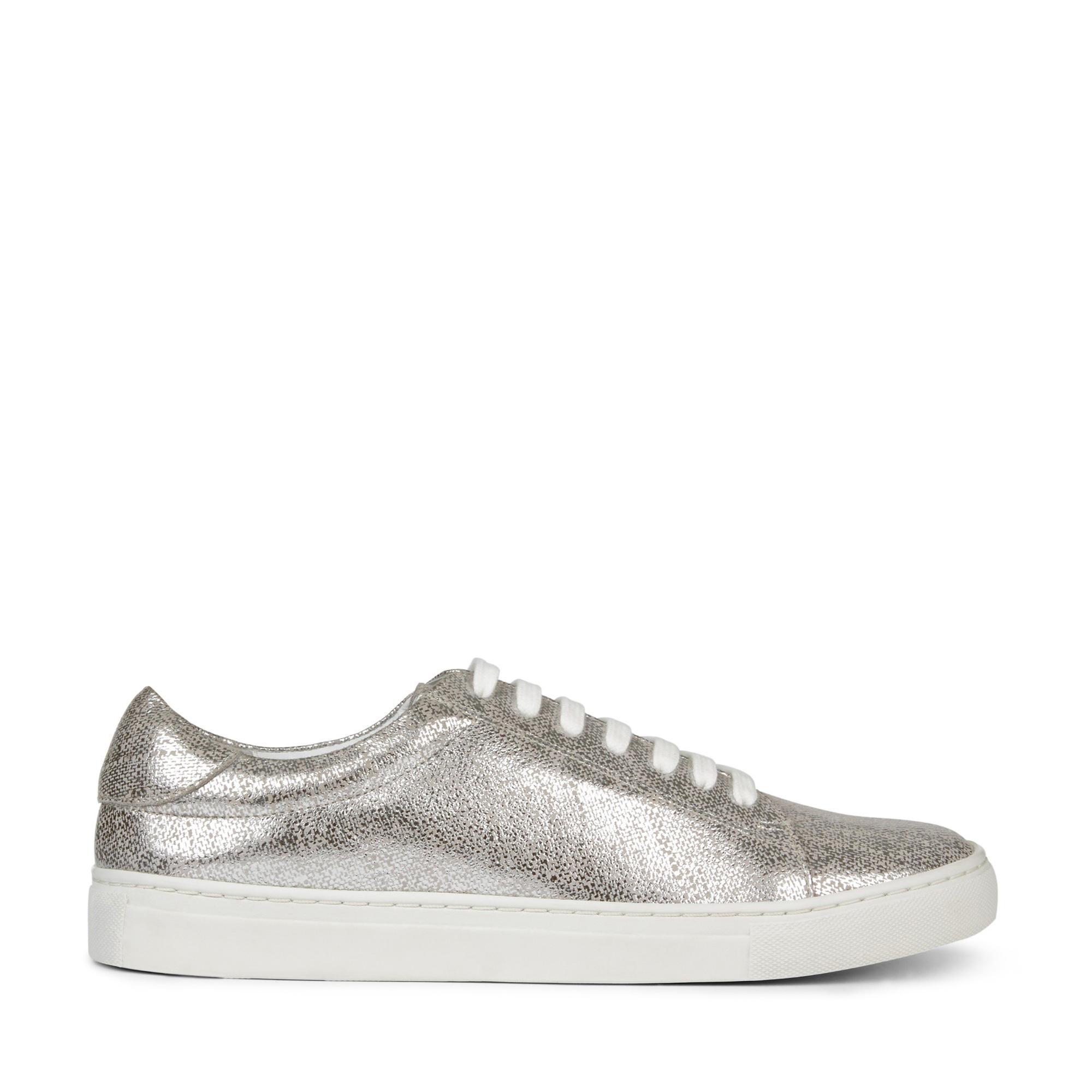 Leather Metallic 'hollie' Trainers 
