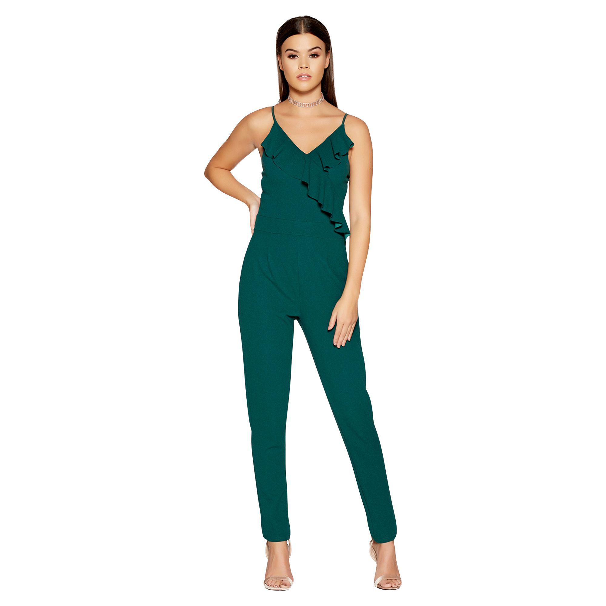 quiz green playsuit