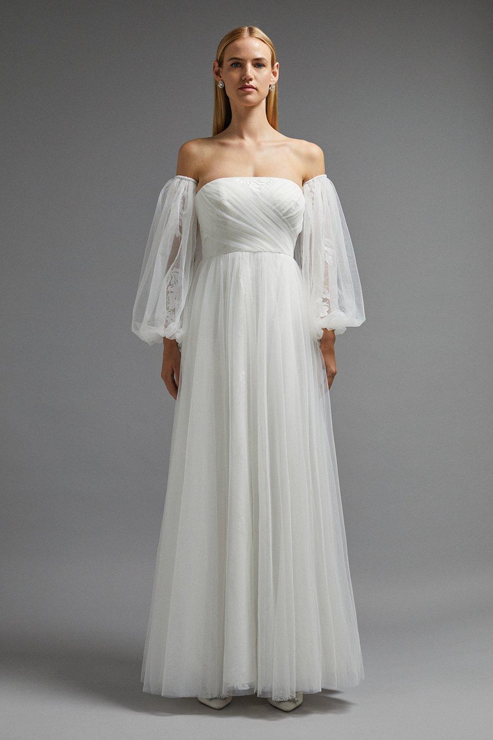 Coast bardot top maxi dress