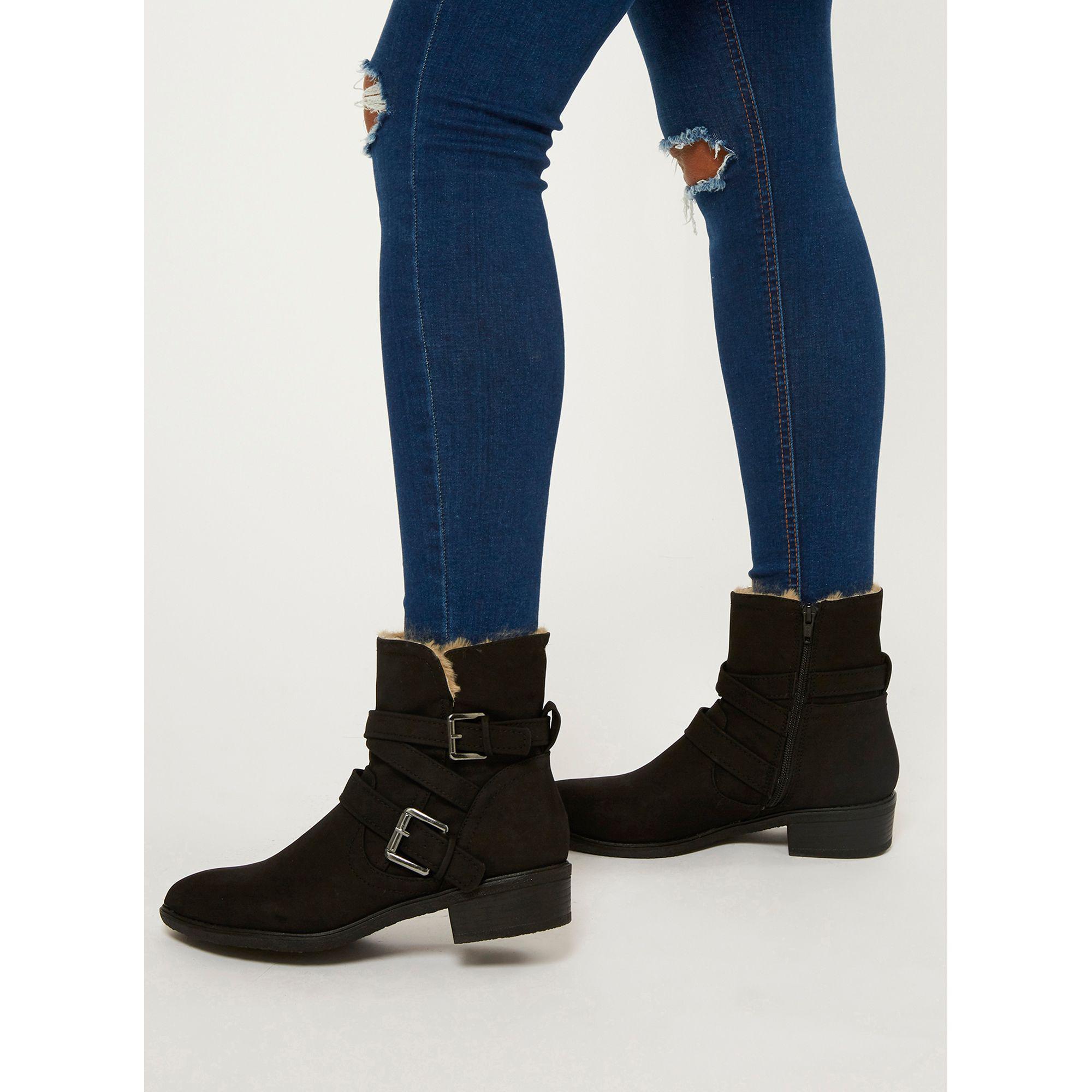 dorothy perkins biker boots
