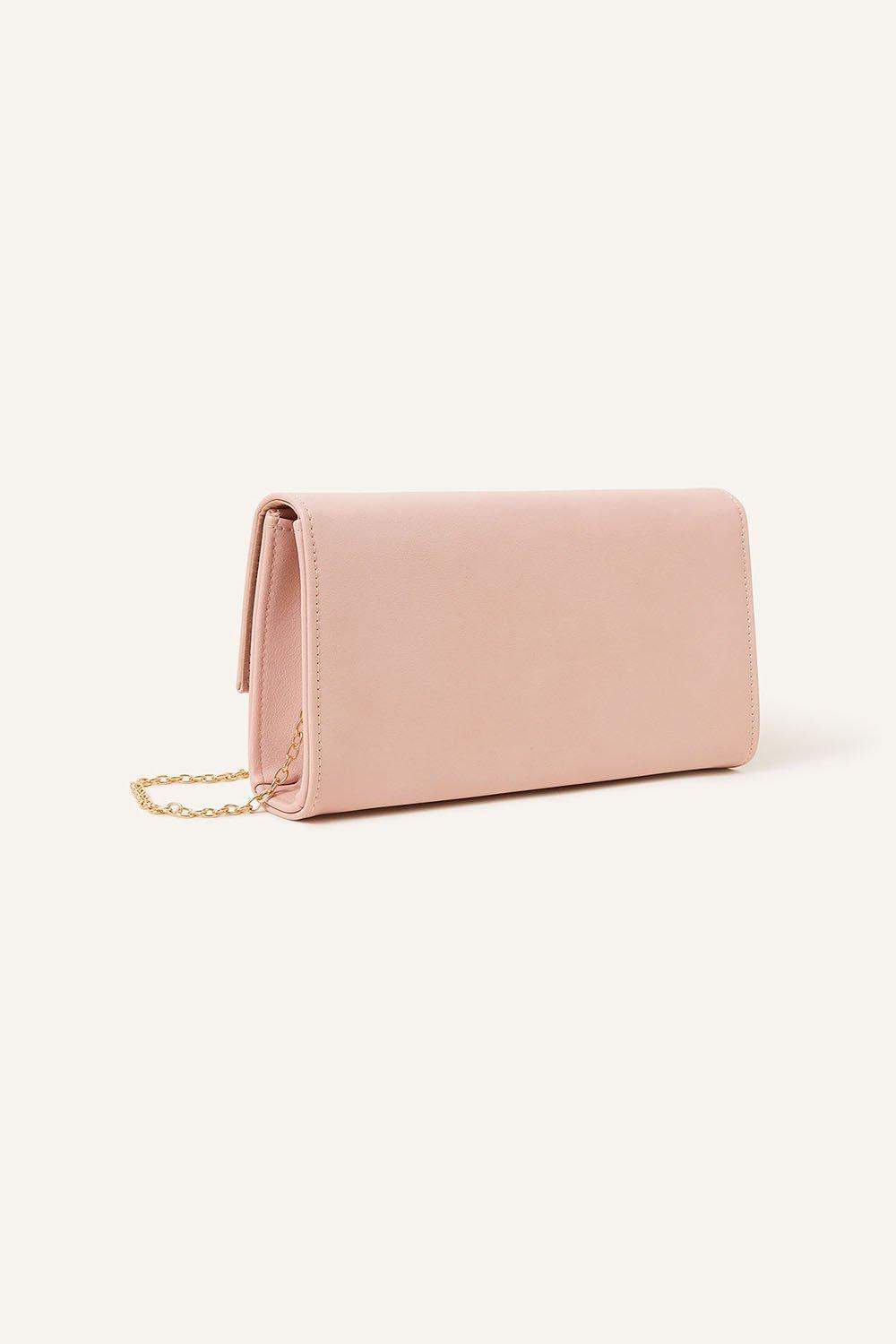Accessorize pink deals clutch bag