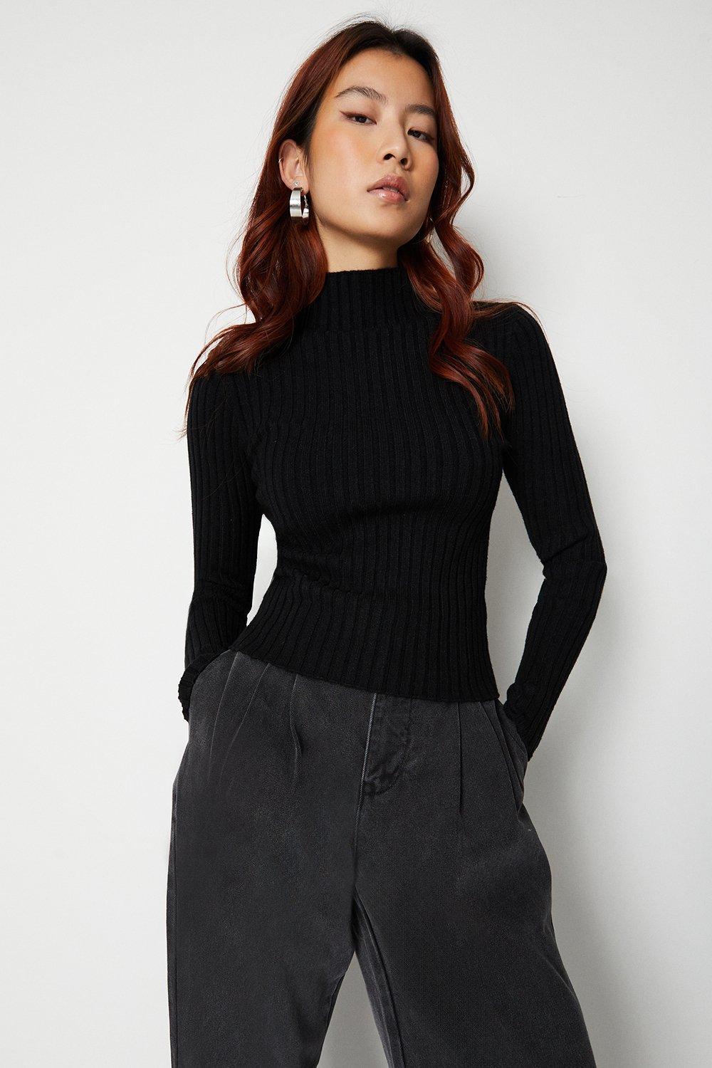 Warehouse polo neck jumper shop