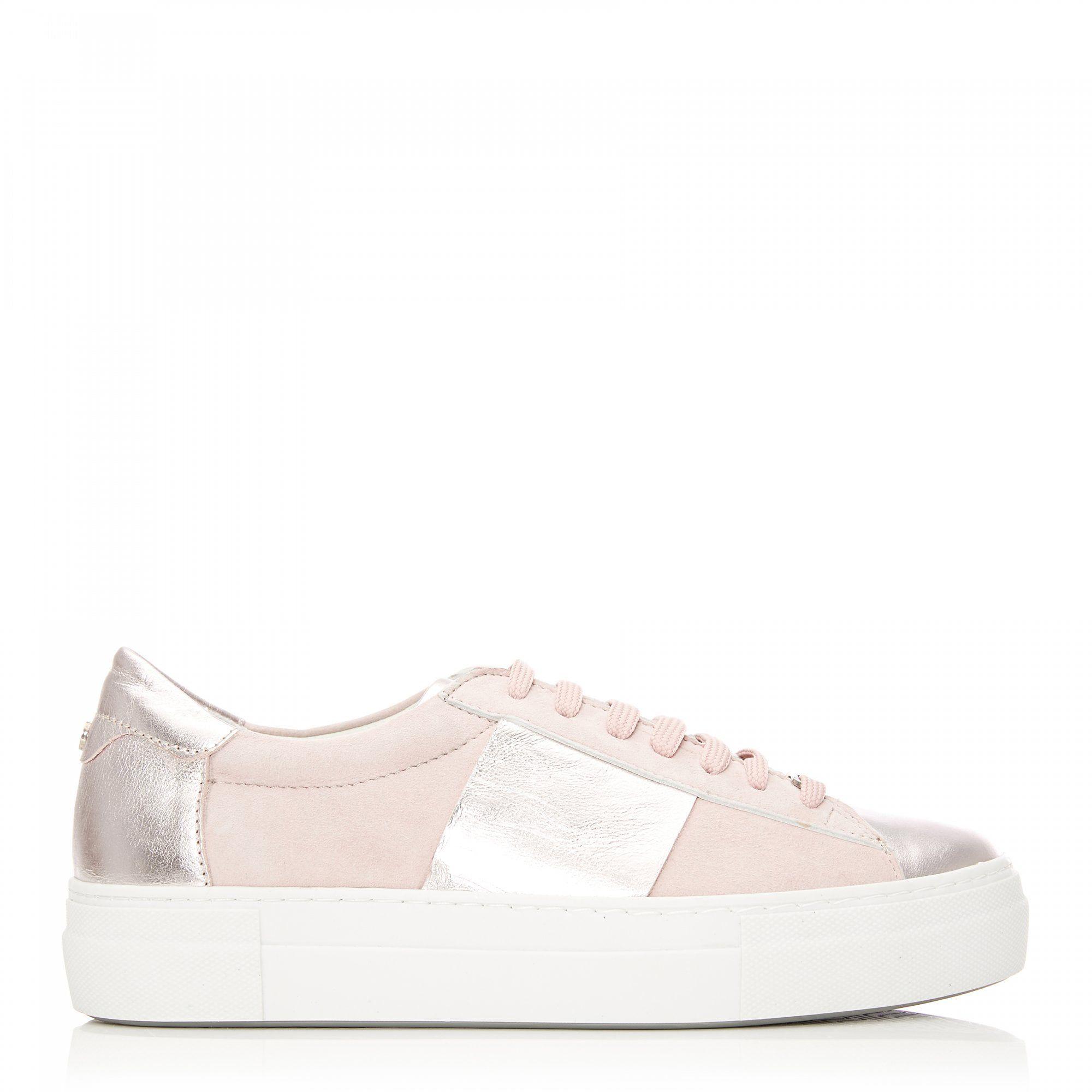 moda in pelle pink trainers