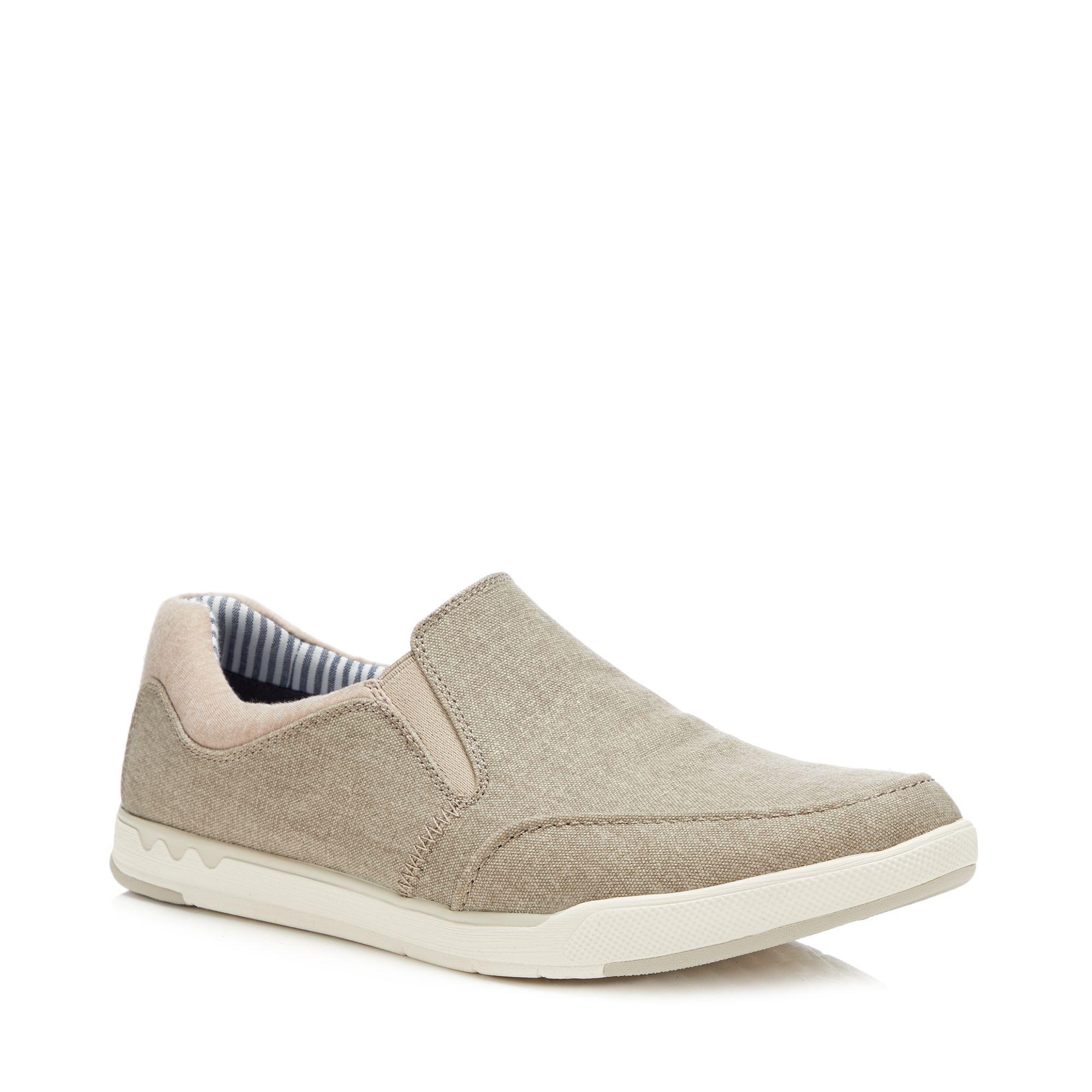 Clarks Men's Canvas 'step Isle' Slip On Shoes in Natural for Men - Lyst