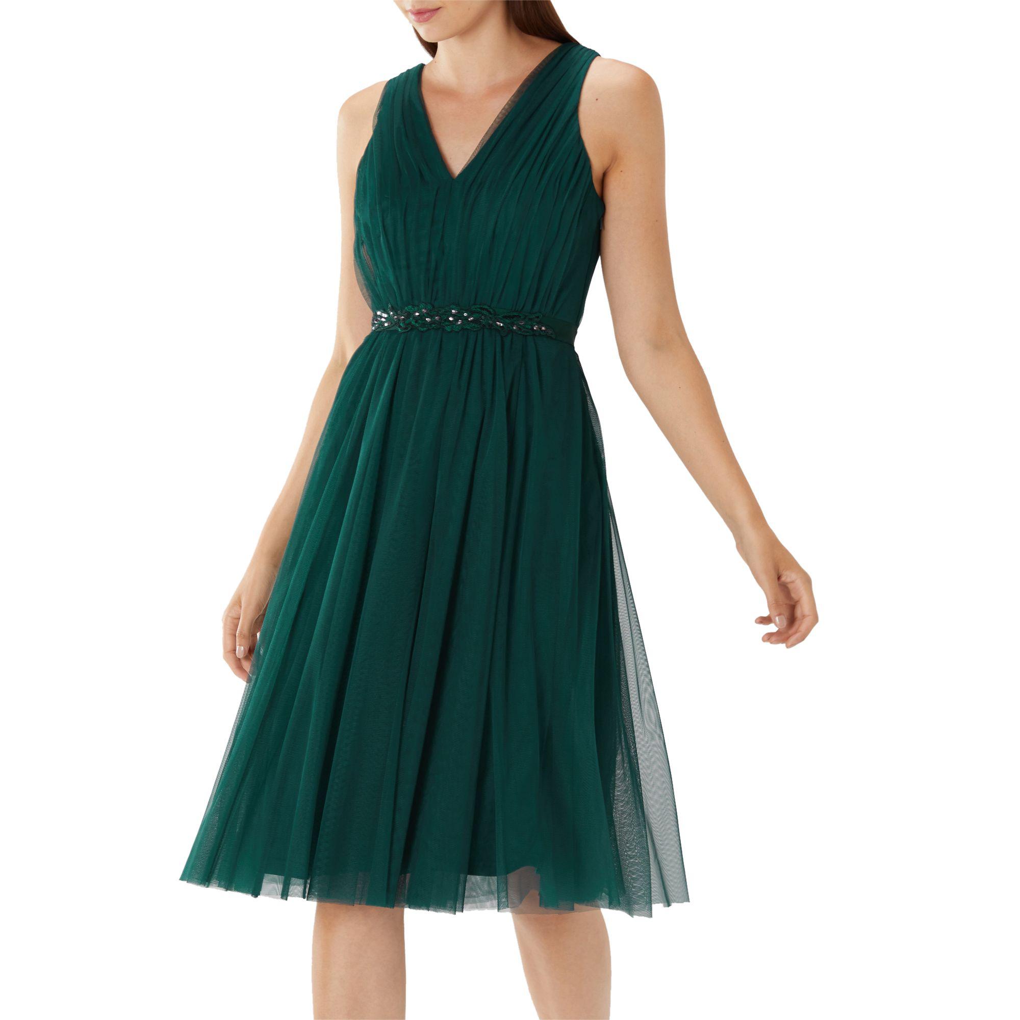 coast forest green dress