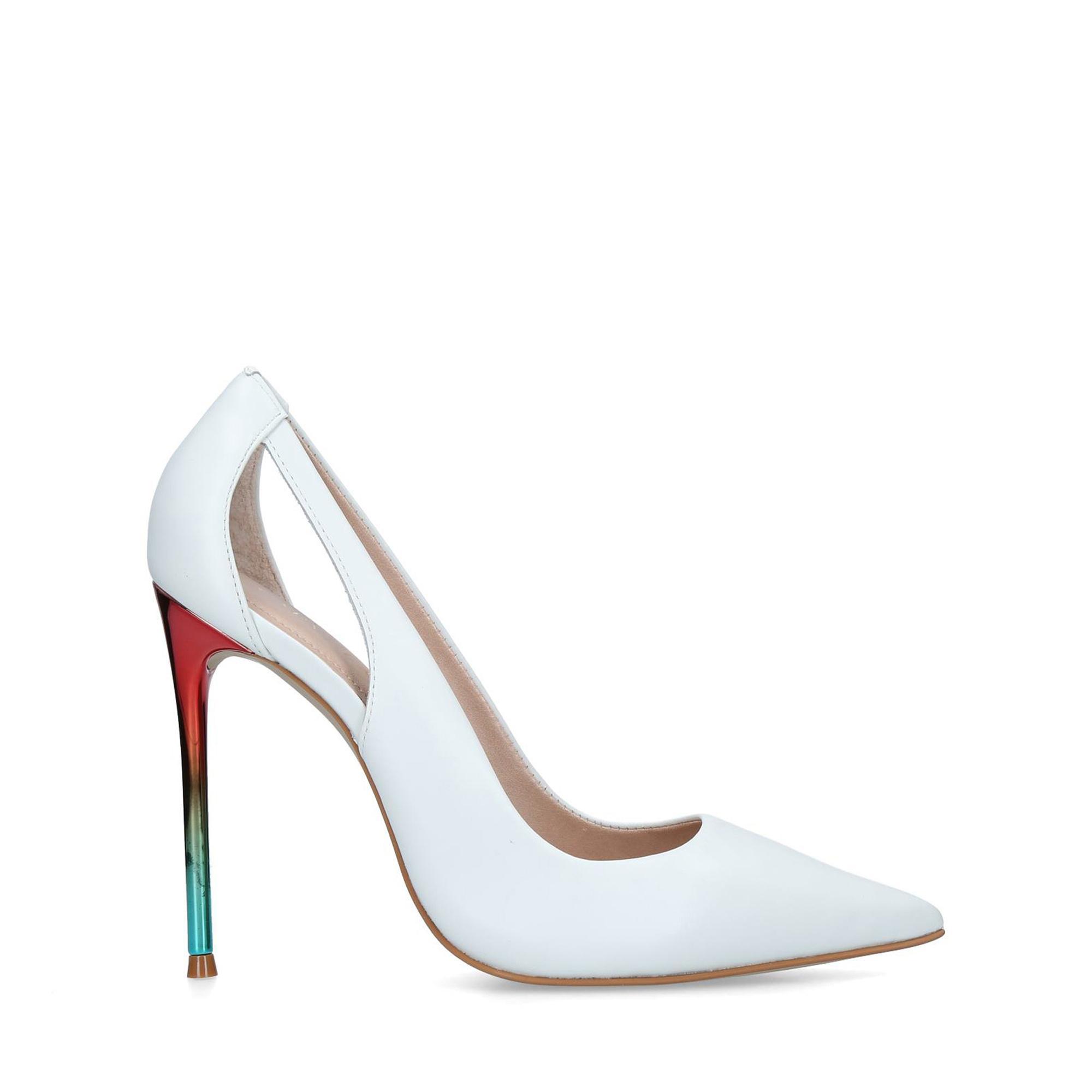 carvela white heels