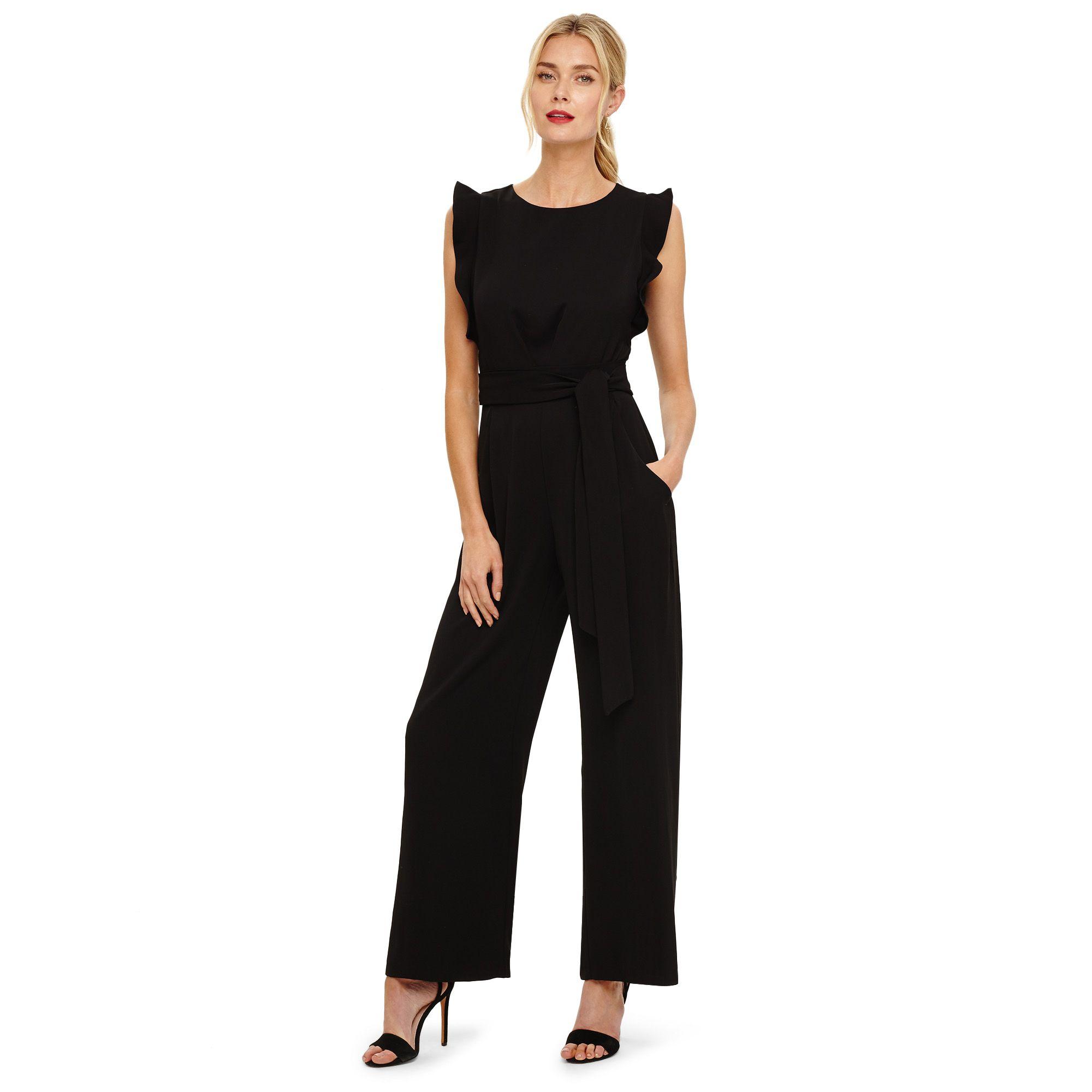 Phase Eight Victoriana Jumpsuit in Black - Lyst