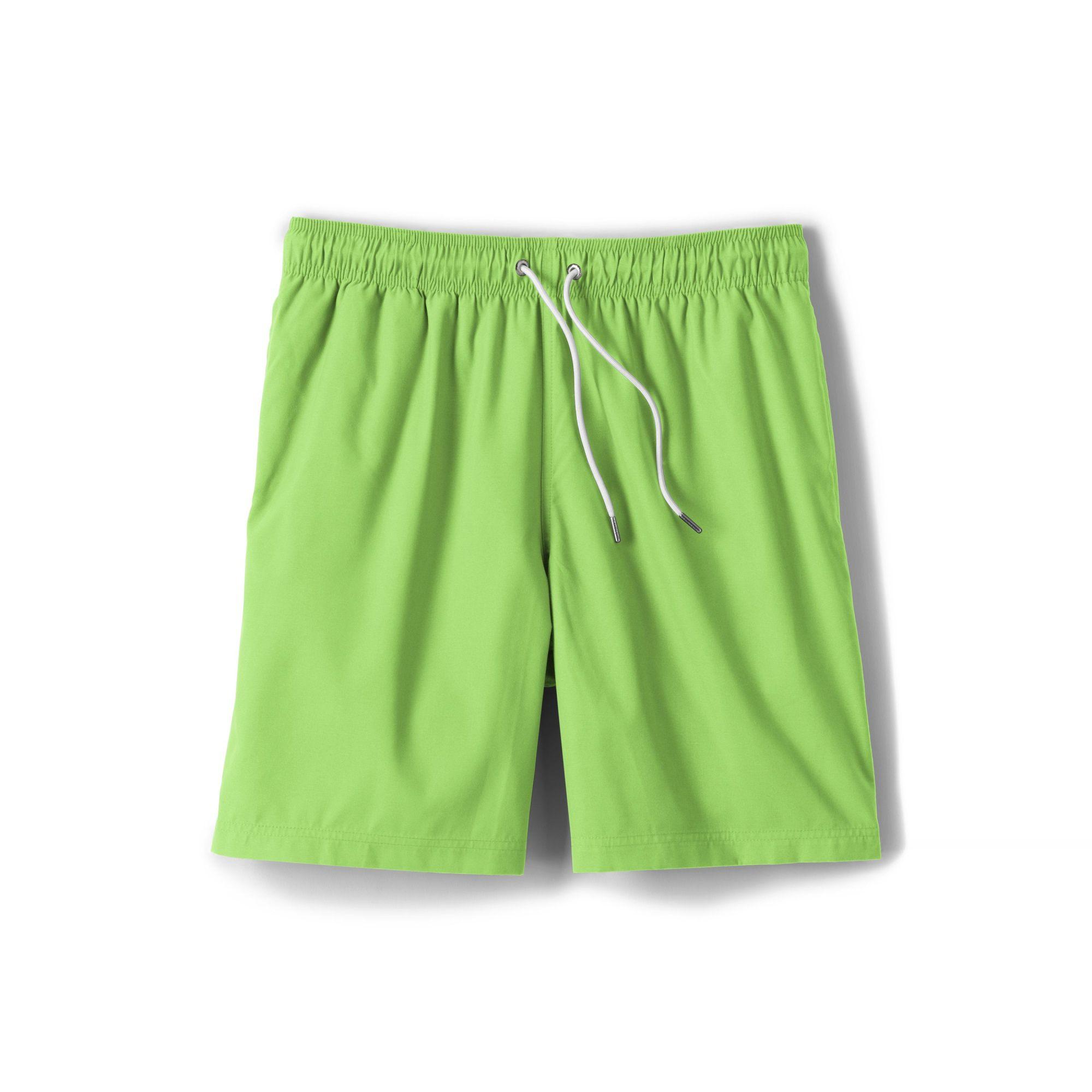 Lands' End Synthetic Green 8inch Swim Shorts for Men Lyst