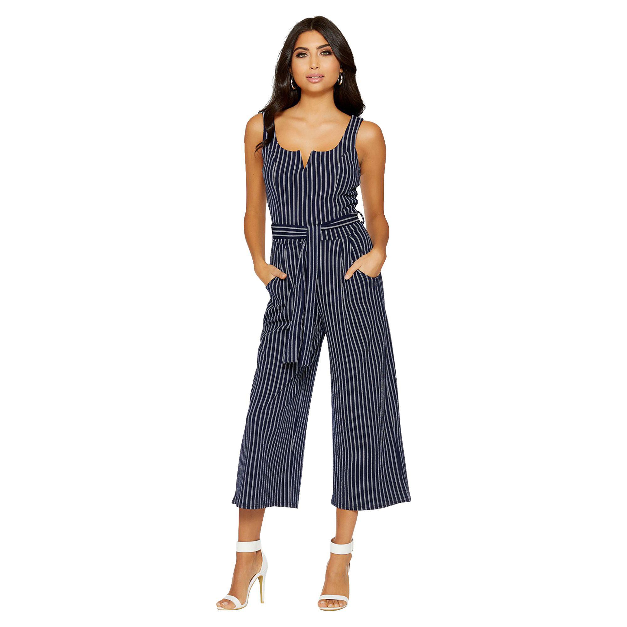 quiz white jumpsuit