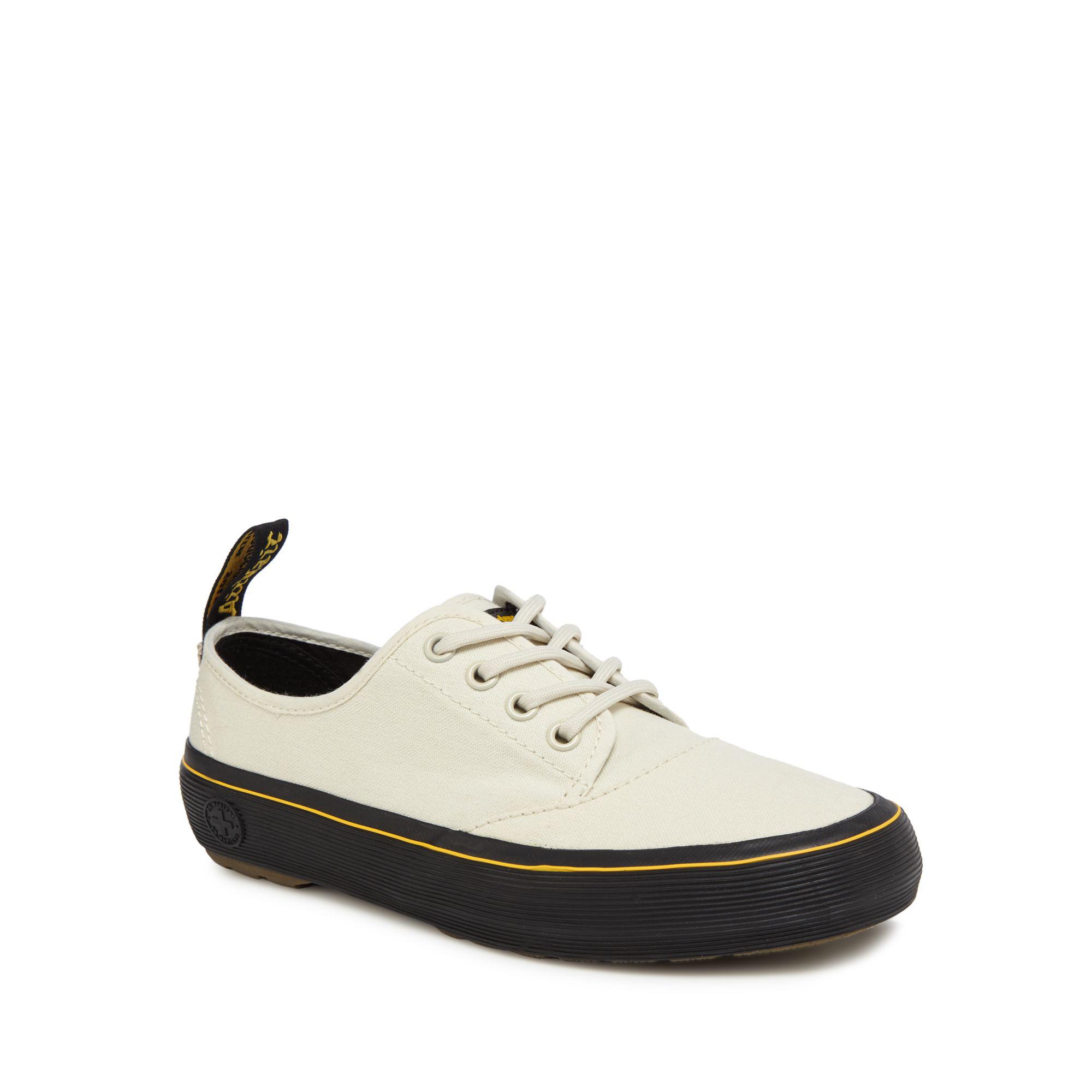 dr martens white trainers