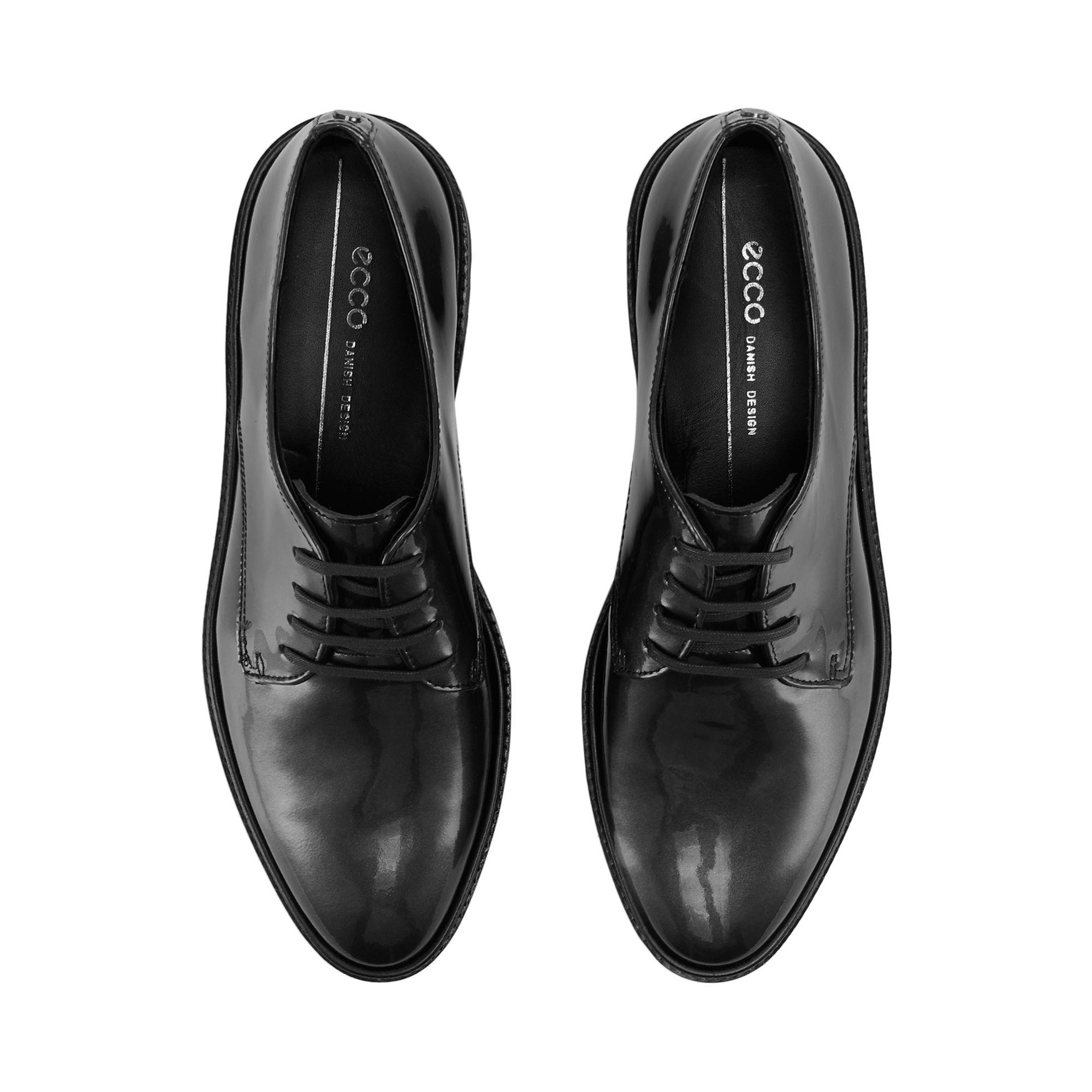 ecco patent leather shoes