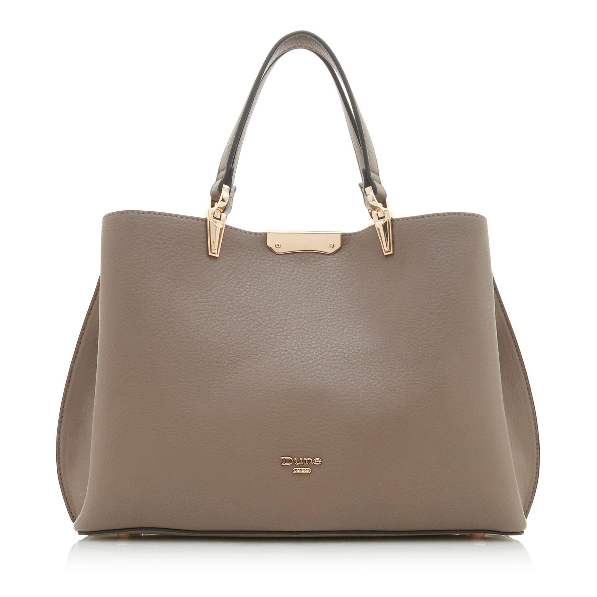 dune grey handbag