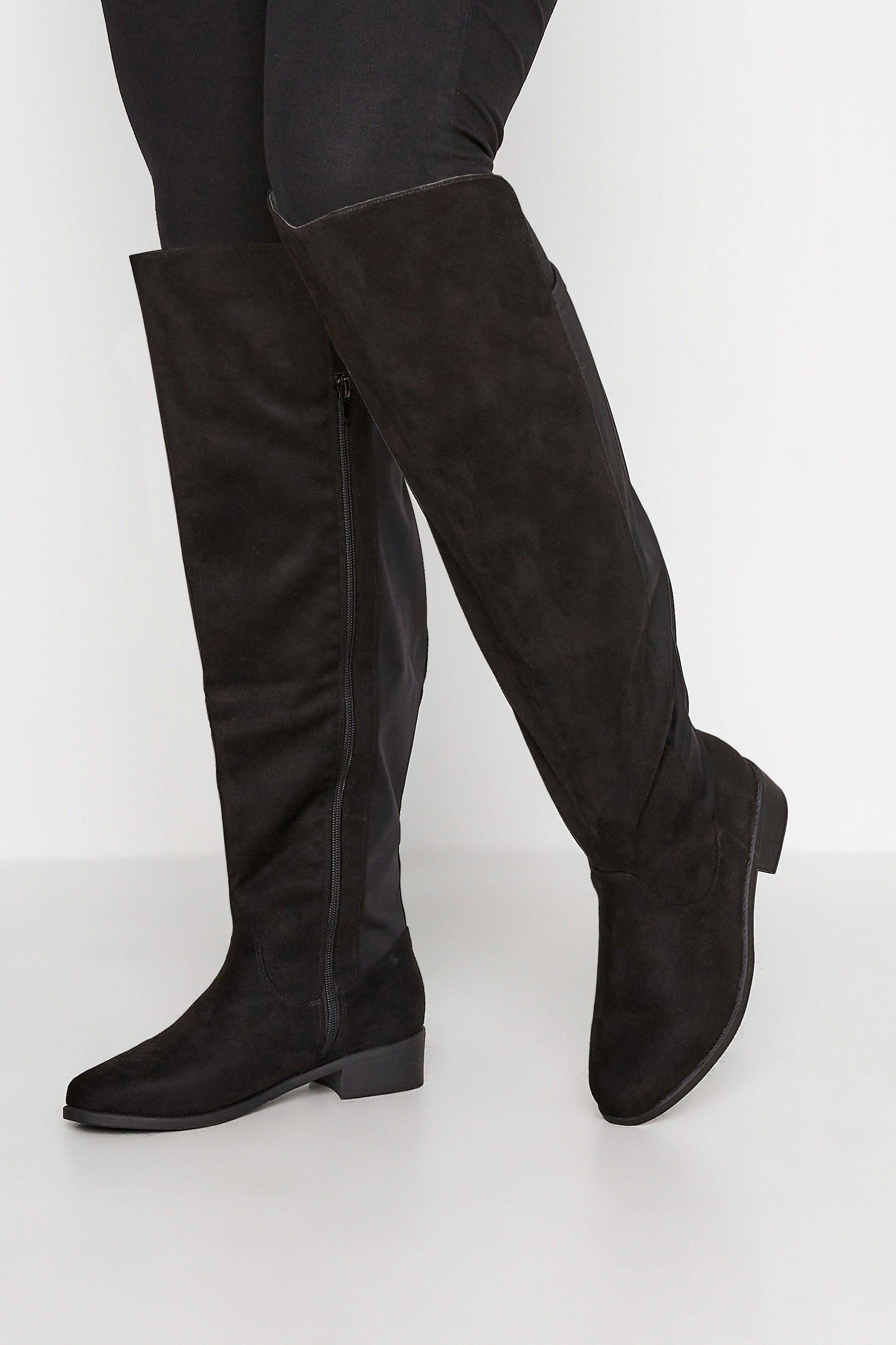 Extra wide knee high hot sale boots