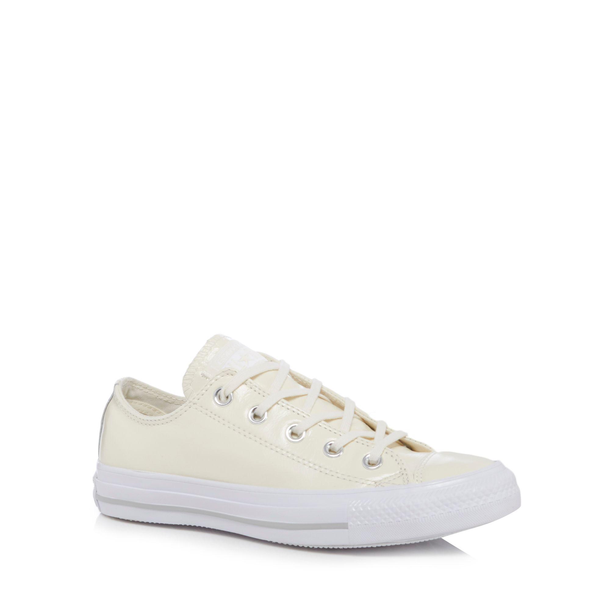 converse off white leather