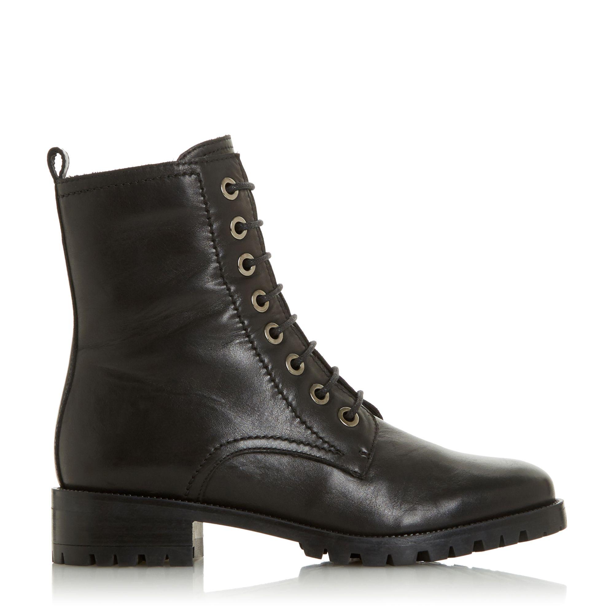Dune Leather 'prestone' Ankle Boots in Black - Lyst