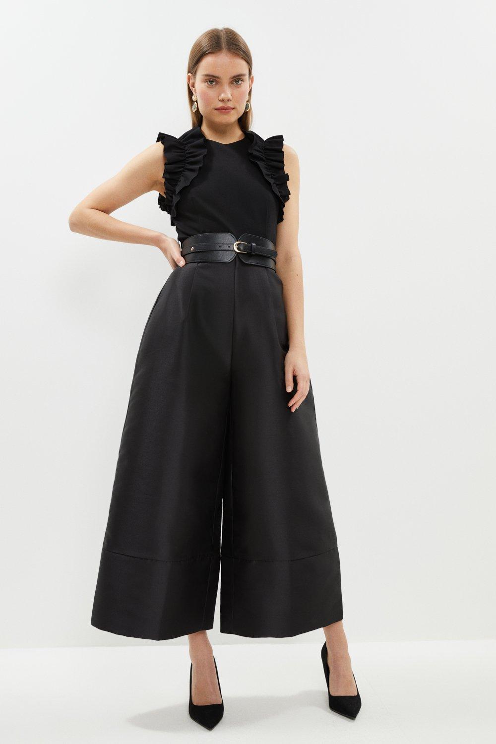 NWT Zara Khaki Green Wrap Jumpsuit with Buckle Belt V neck short sleeve  Fashion | eBay