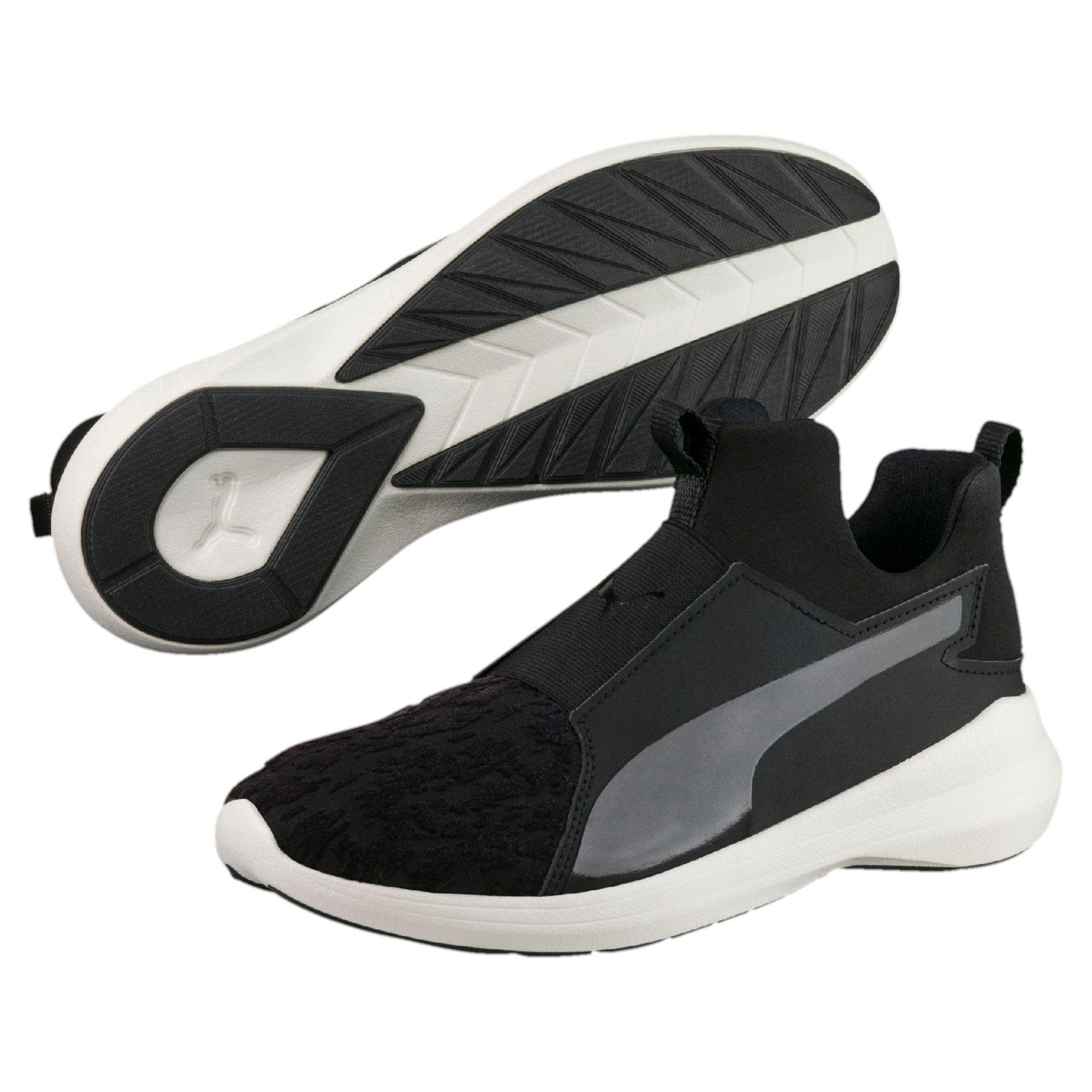 puma rebel mid black