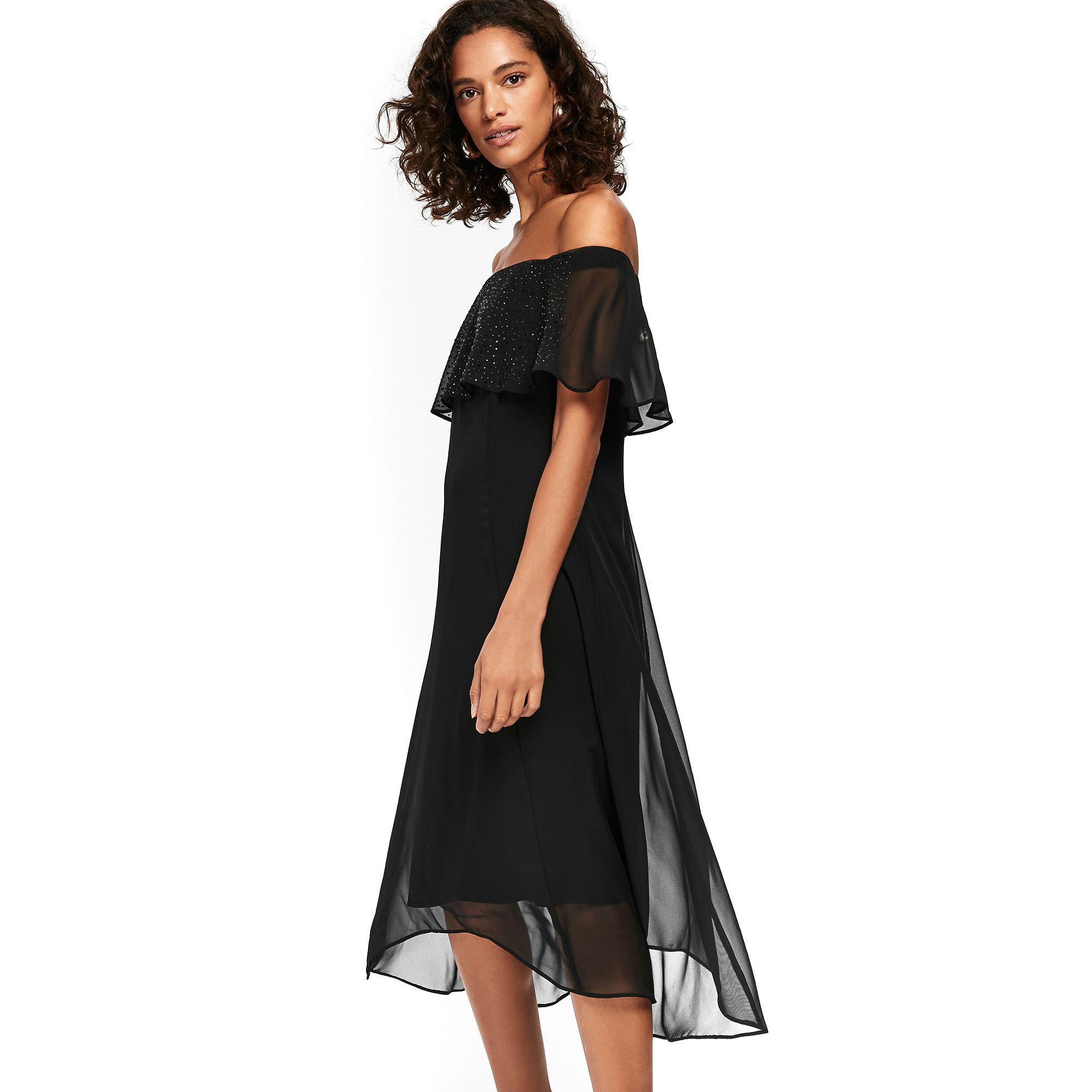 wallis hotfix bardot dress