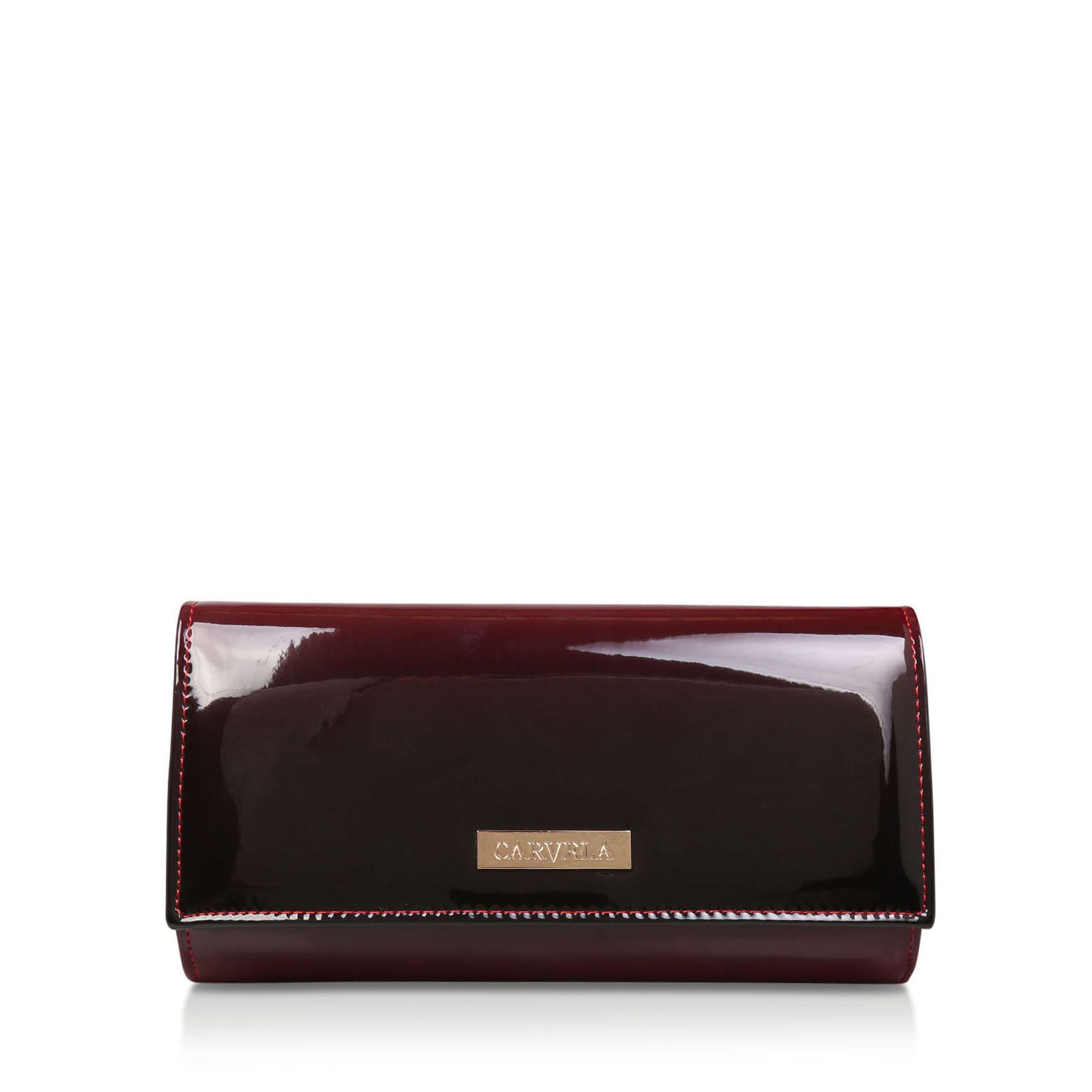 Wine King Clutch Patent Bag Wine King Clutch Patent Bag