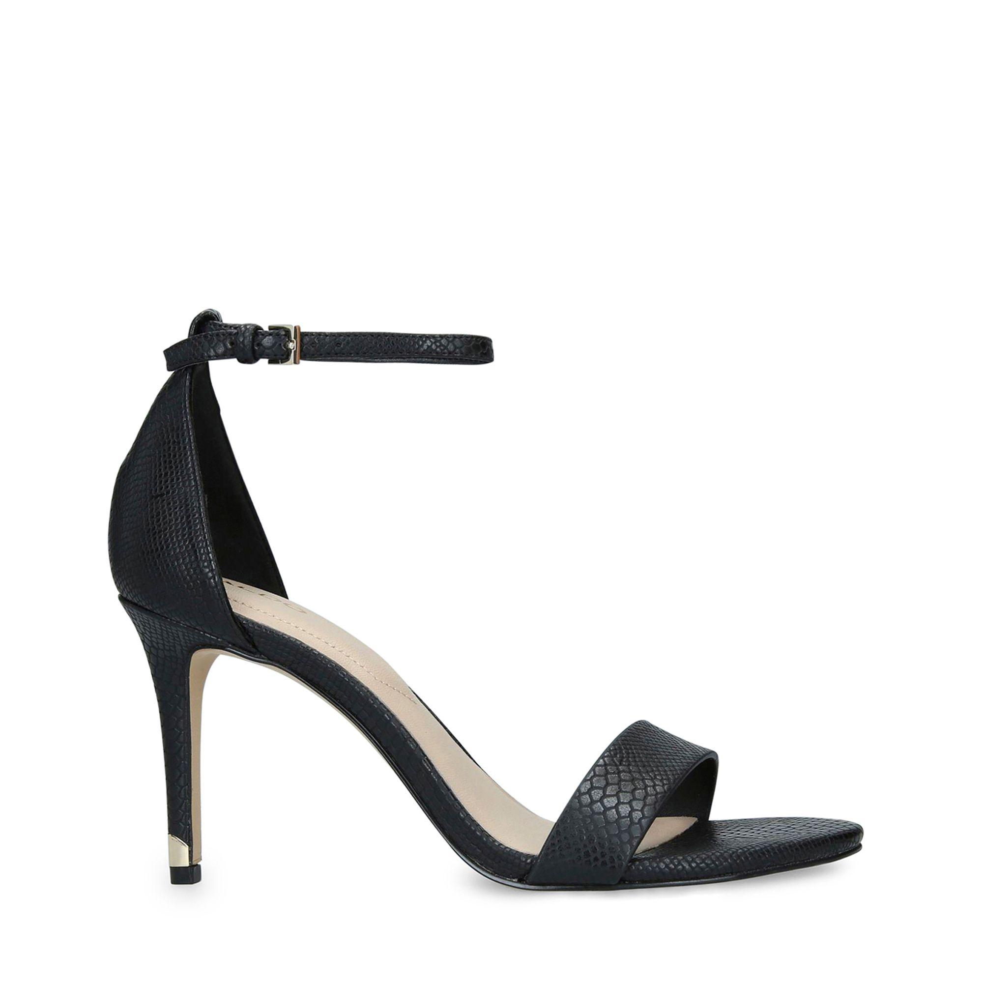 ALDO 'eriressi' Heel Sandals With Ankle Strap in Black - Lyst
