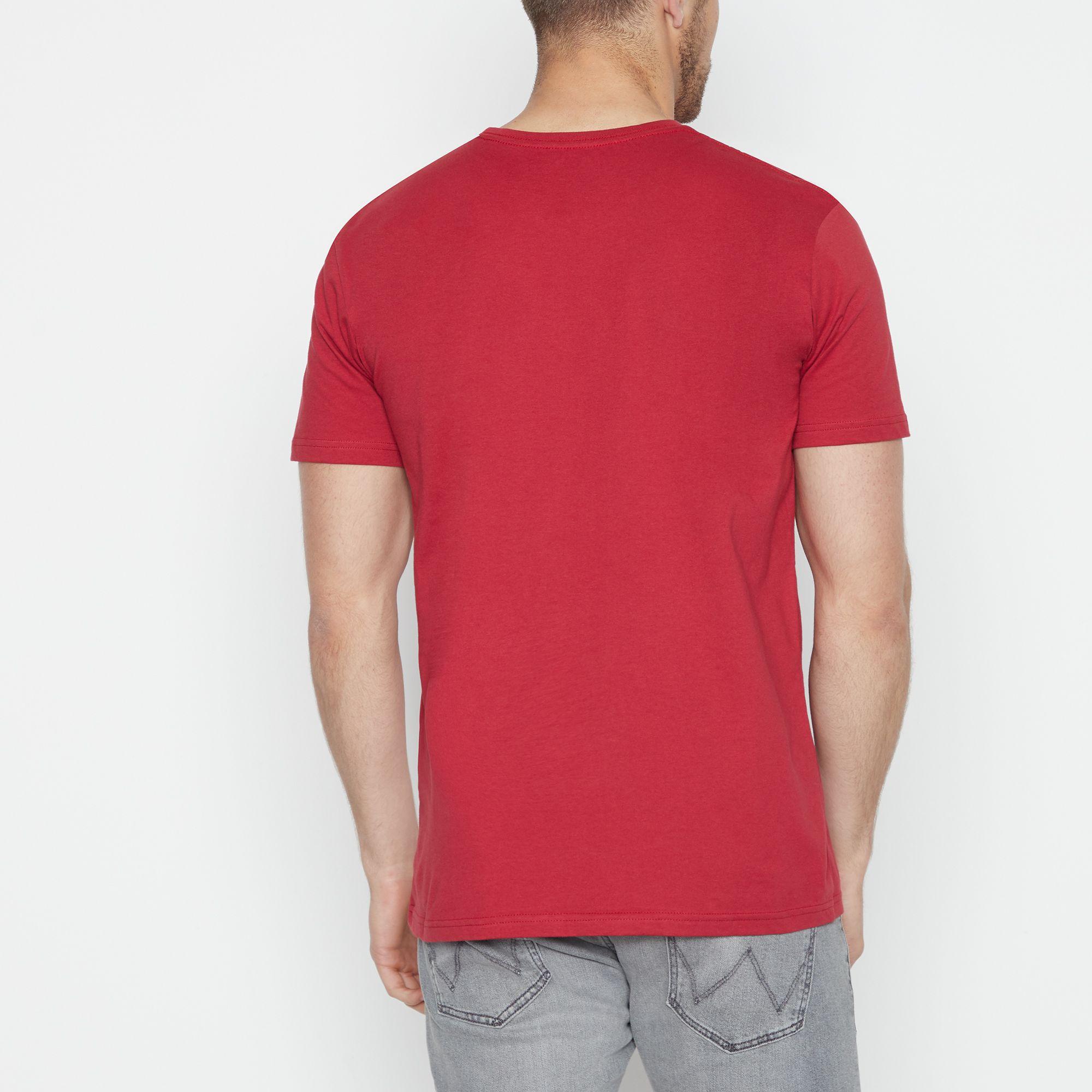 Quiksilver 'diversion' Cotton T-shirt in Red for Men - Lyst