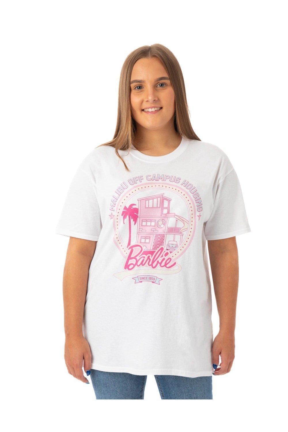 Barbie Malibu Off Campus Housing Short sleeved T shirt in White
