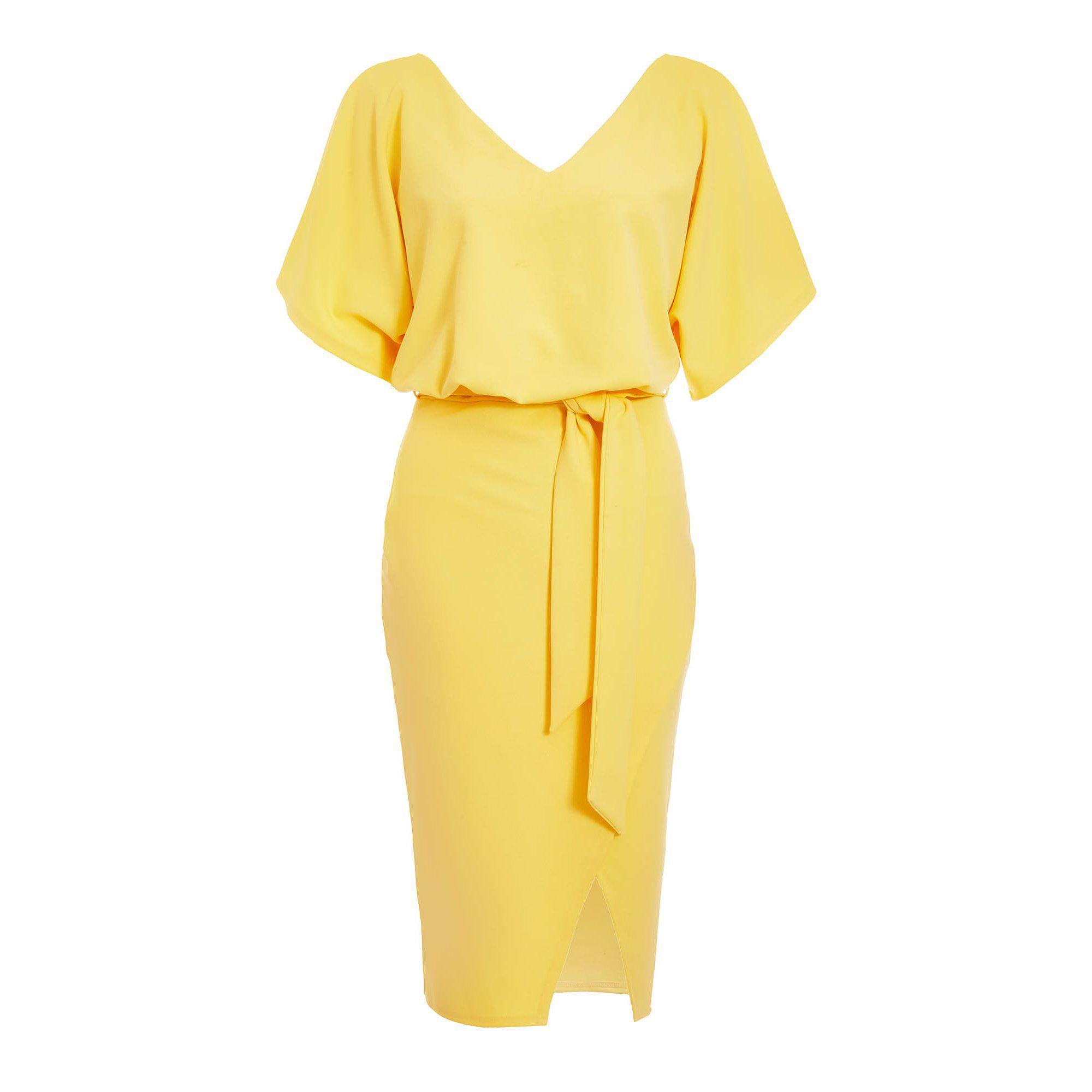 sam faiers yellow batwing dress