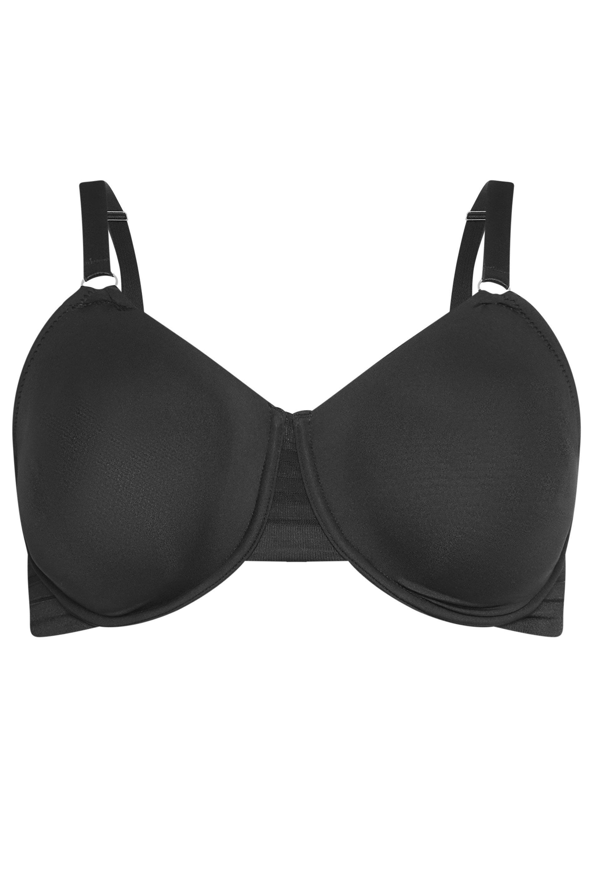 Yours Front Fastening Bra - Black