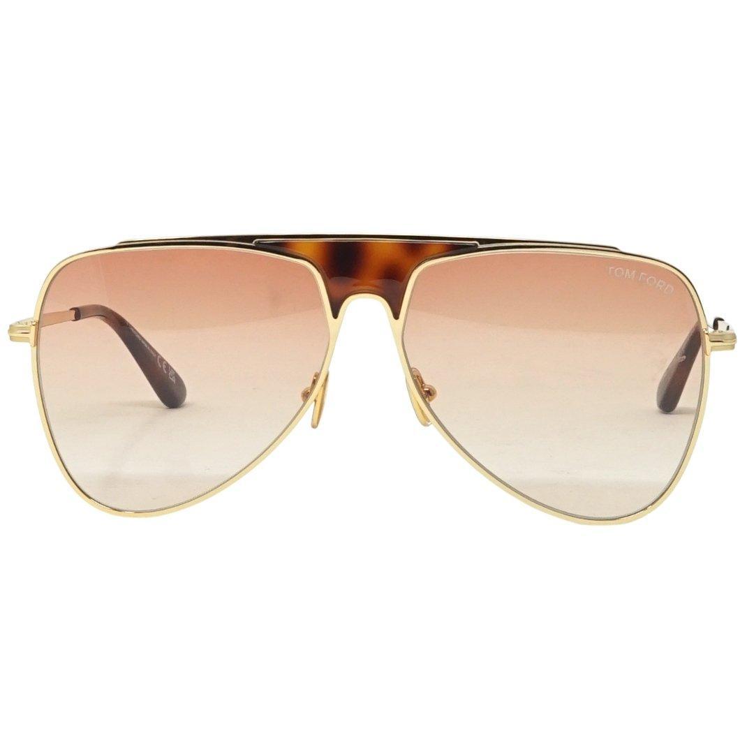 Tom ford 2024 gold sunglasses