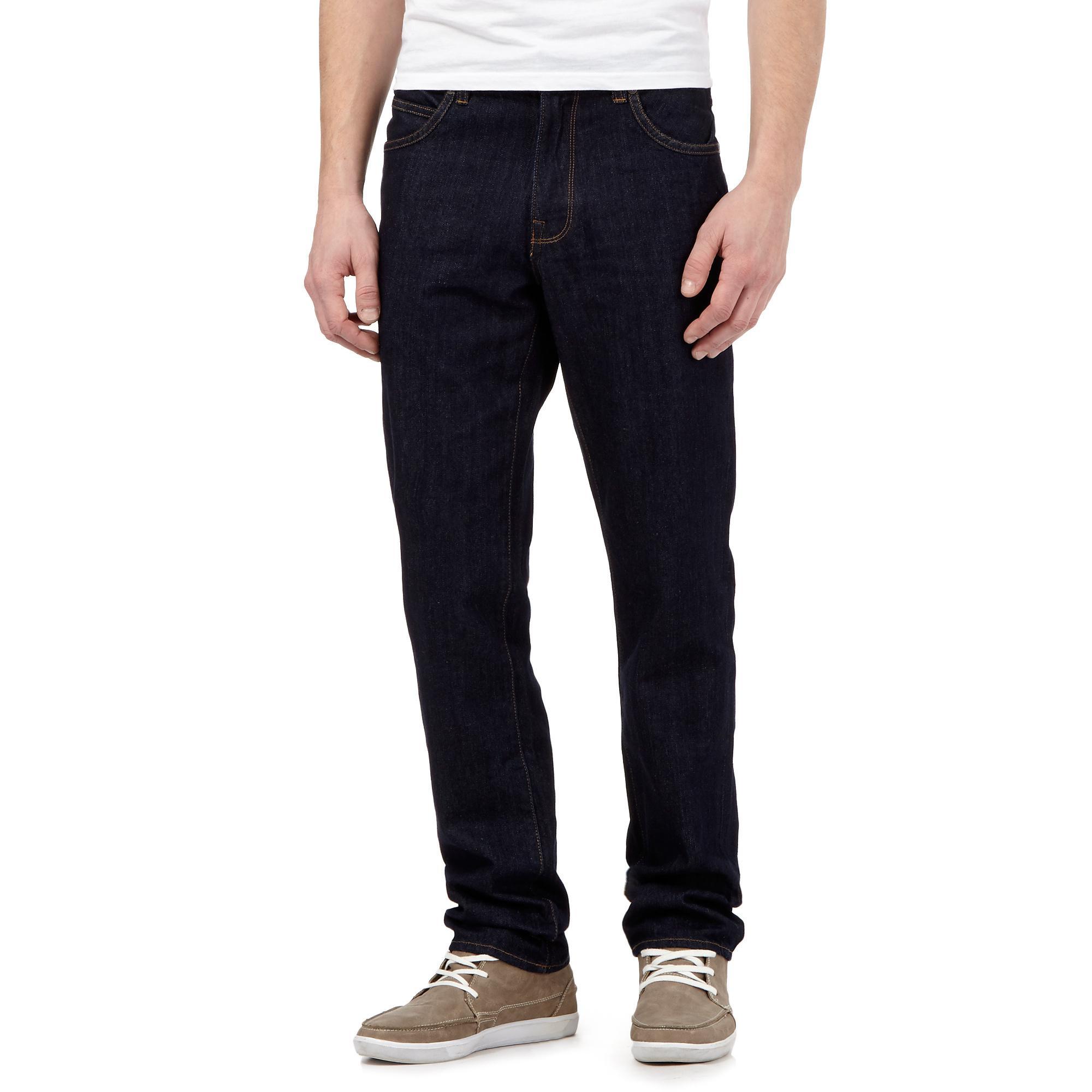 Red Herring Men Navy Rinse Wash Slim Jeans