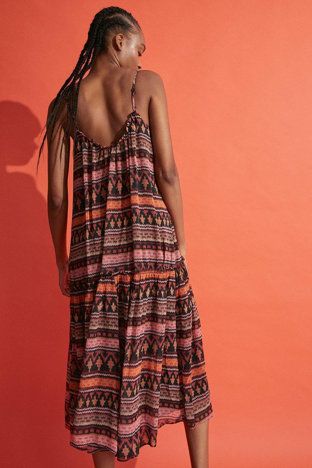 Warehouse chiffon store shirt dress