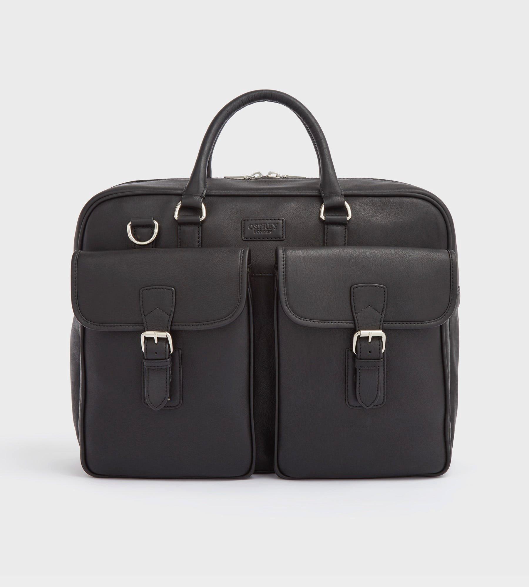 Osprey London The Grip Leather Bag in Black for Men Lyst UK