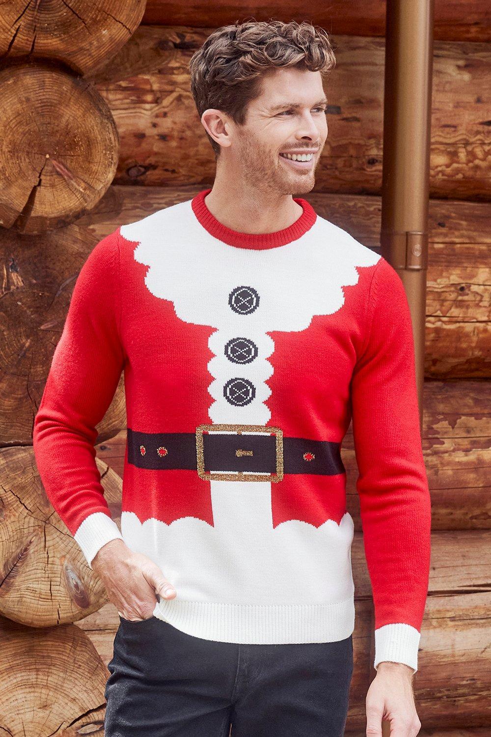 Threadbare seven Novelty Christmas Jumper in Red for Men Lyst UK