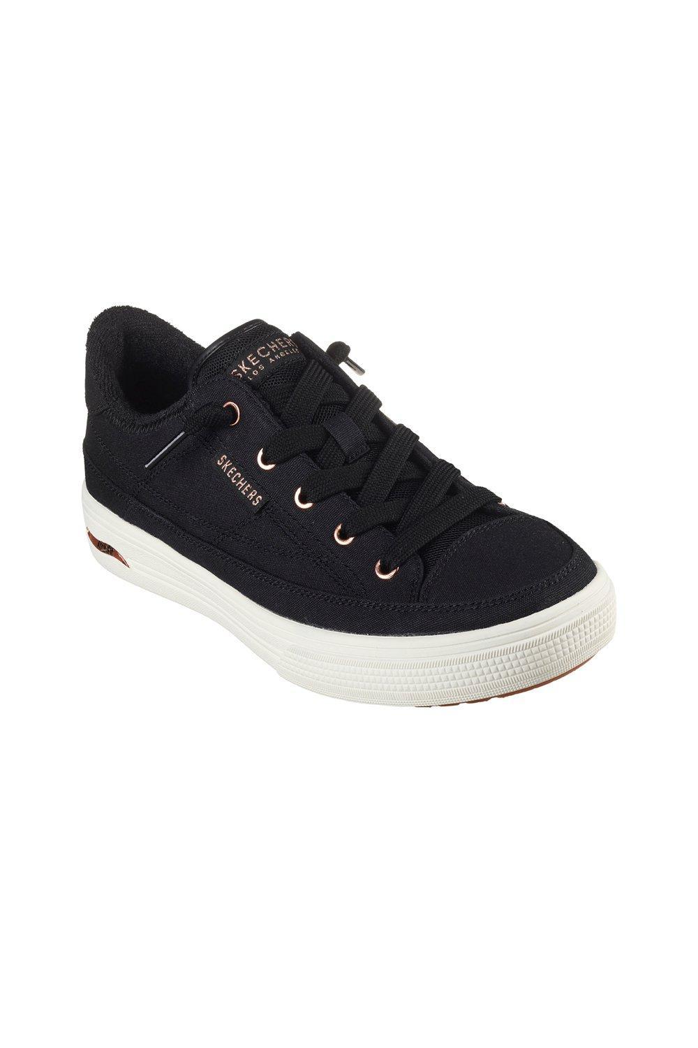 Skechers black sale canvas shoes