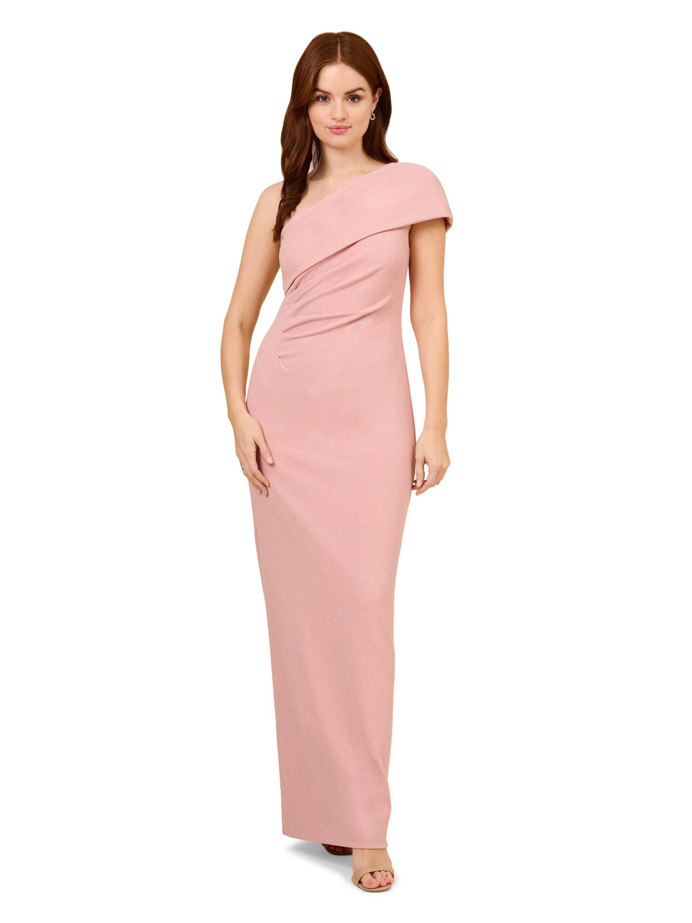 Adrianna papell clearance metallic textured gown