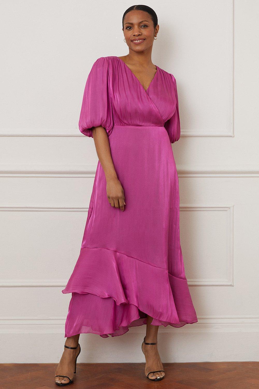 Wallis wrap hotsell midi dress