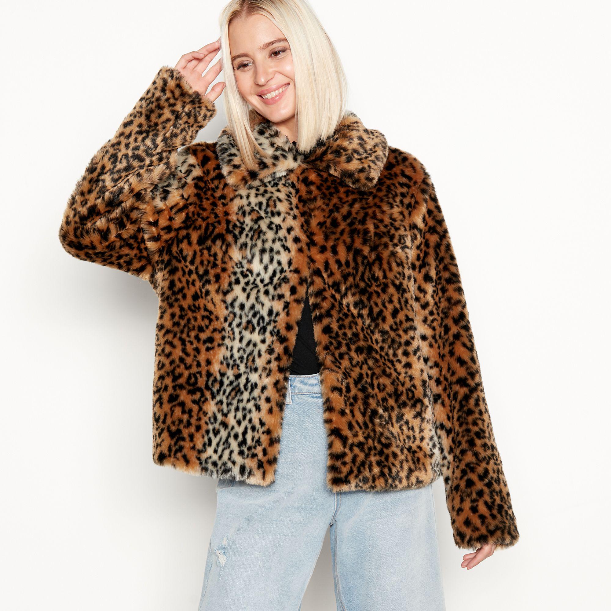 red herring leopard coat