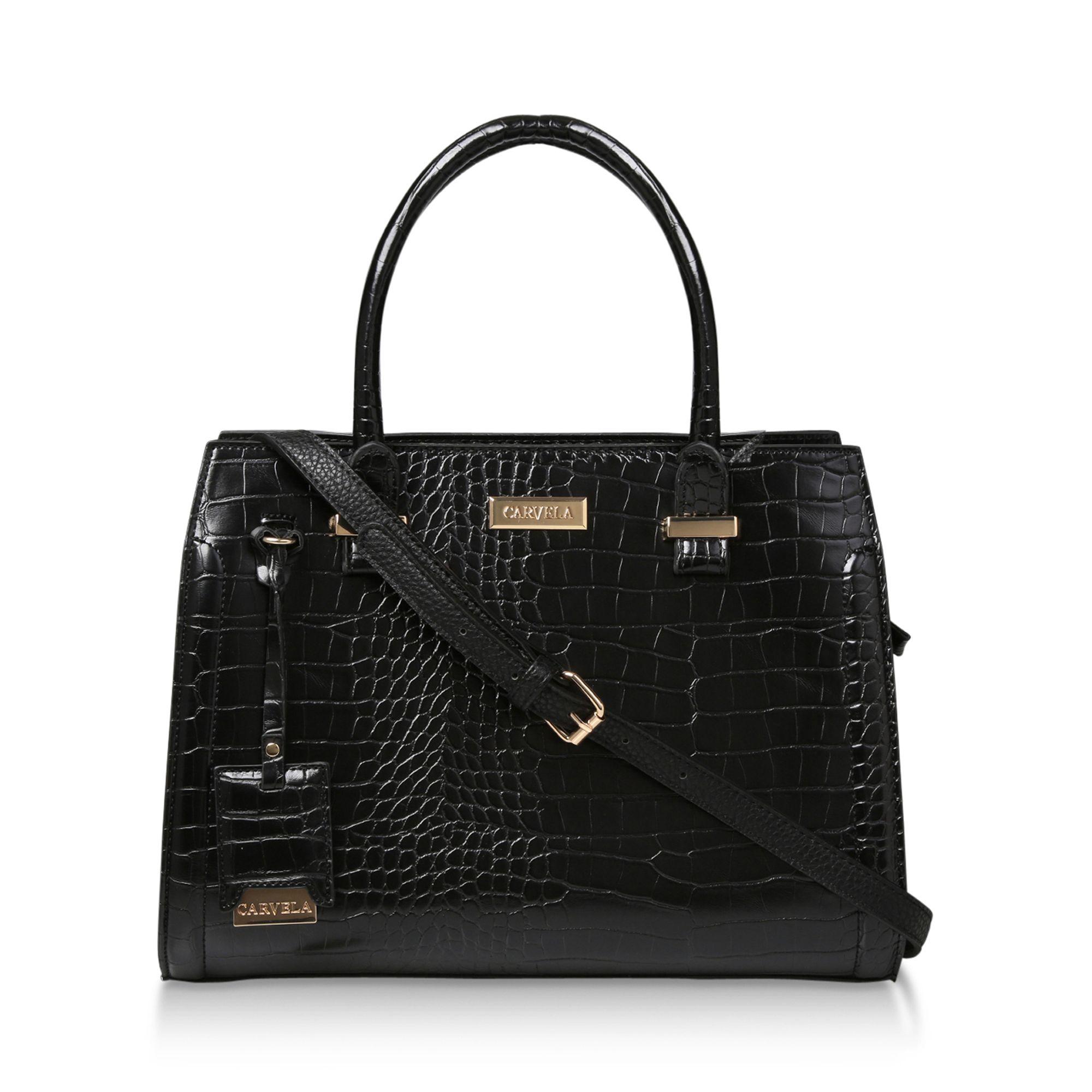 carvela croc purse