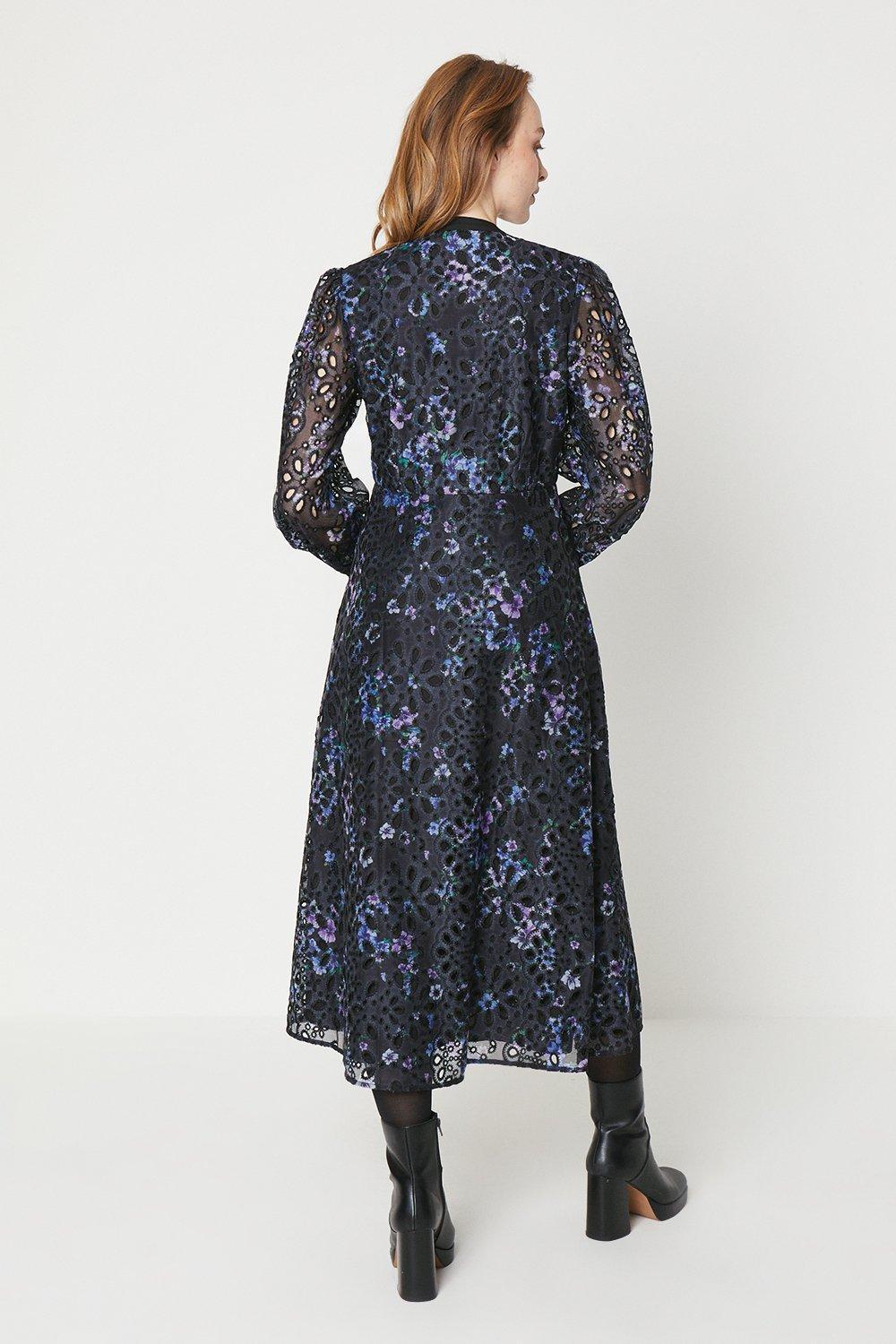 Oasis floral cheap blouse dress