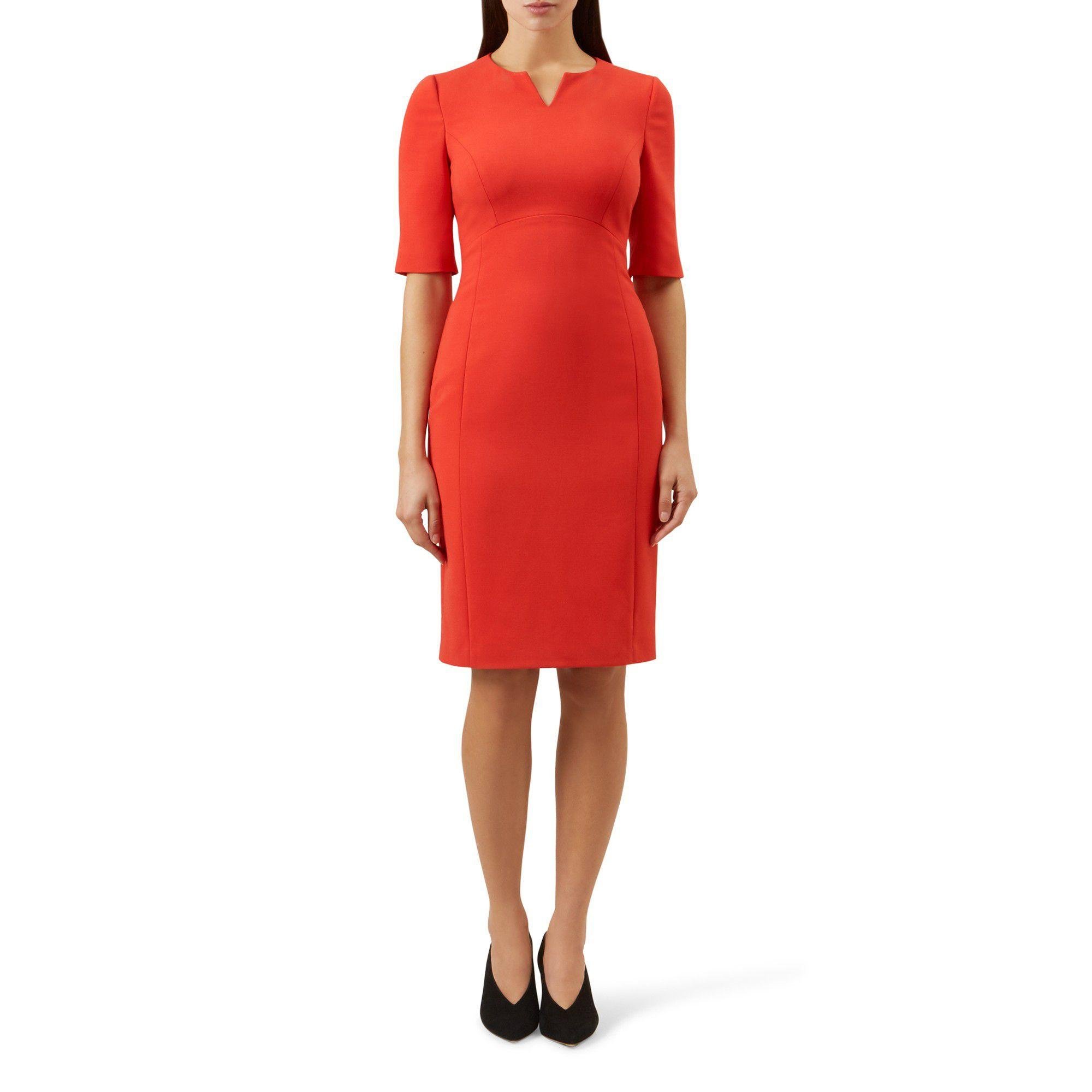 Hobbs 'carlota' Shift Dress in Orange Lyst