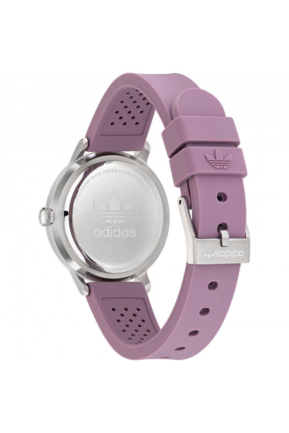 adidas pink watch