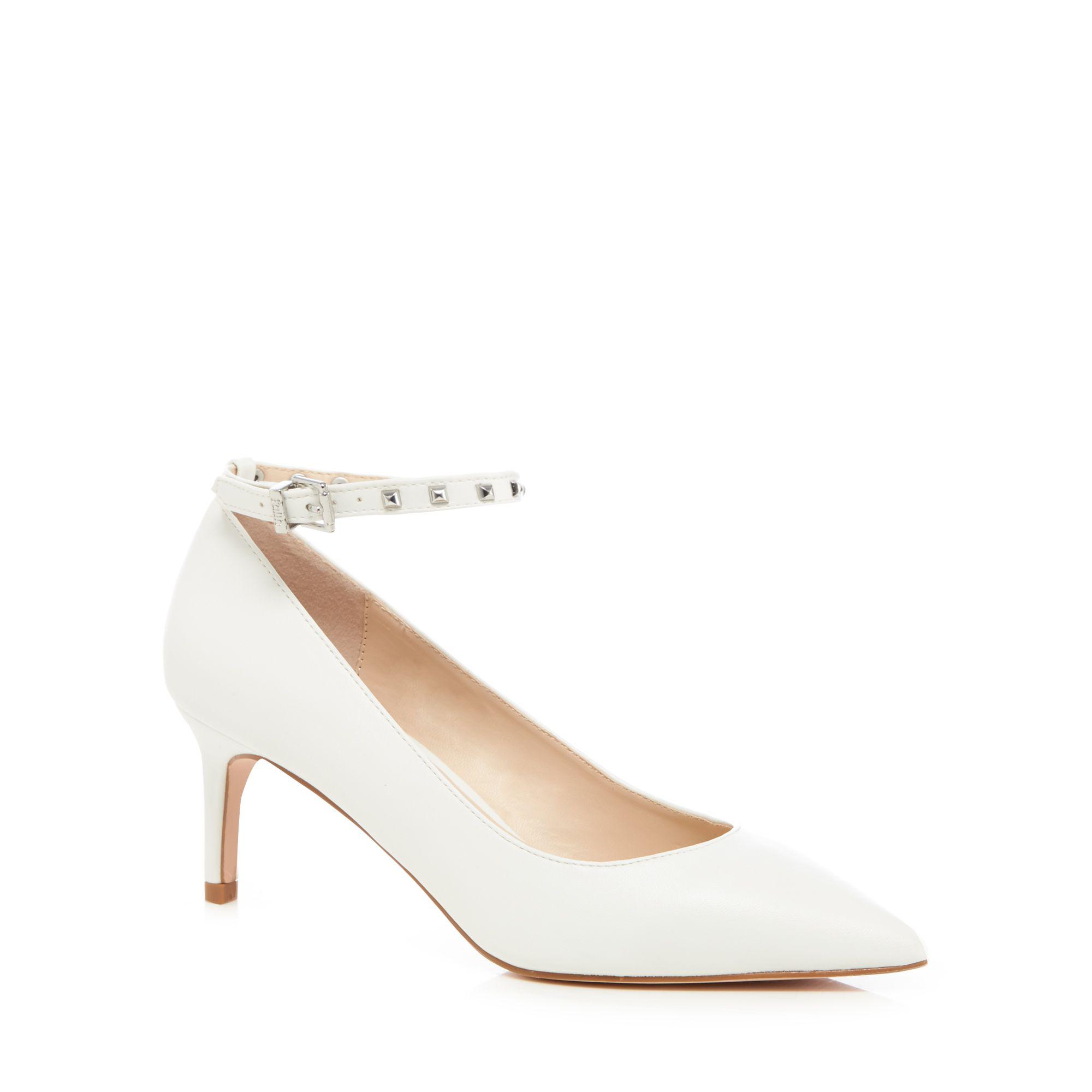 faith white heels