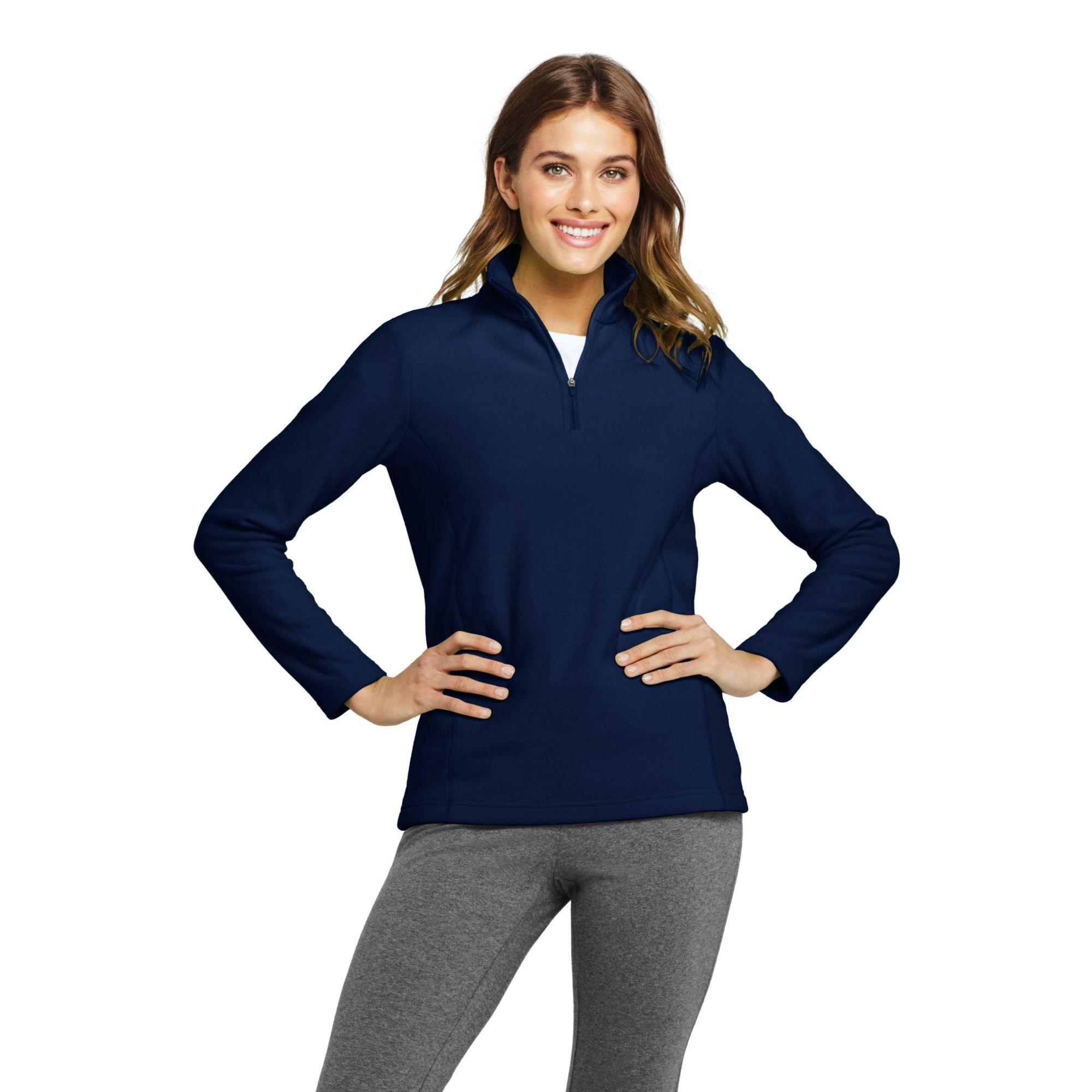 Lands' End Petite Half Zip Fleece Top in Blue Save 25 Lyst
