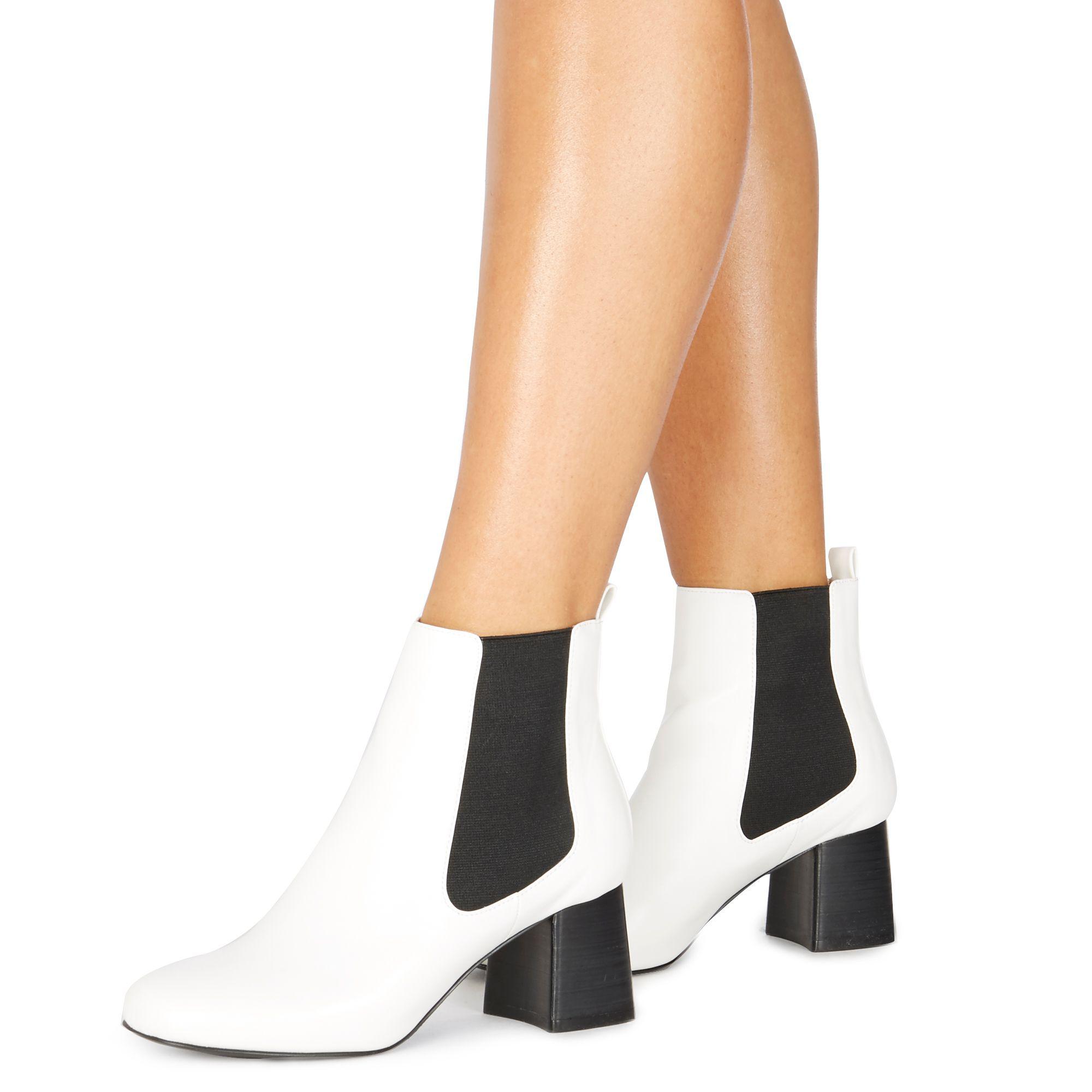 faith mid heel chelsea boot