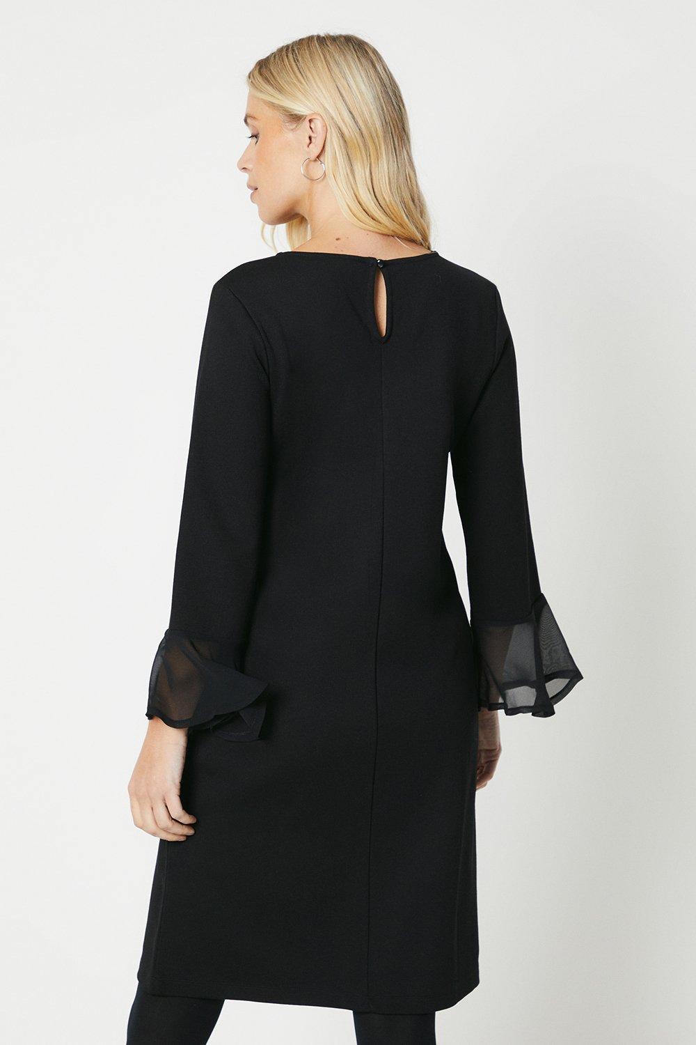 Wallis flute cheap sleeve dress
